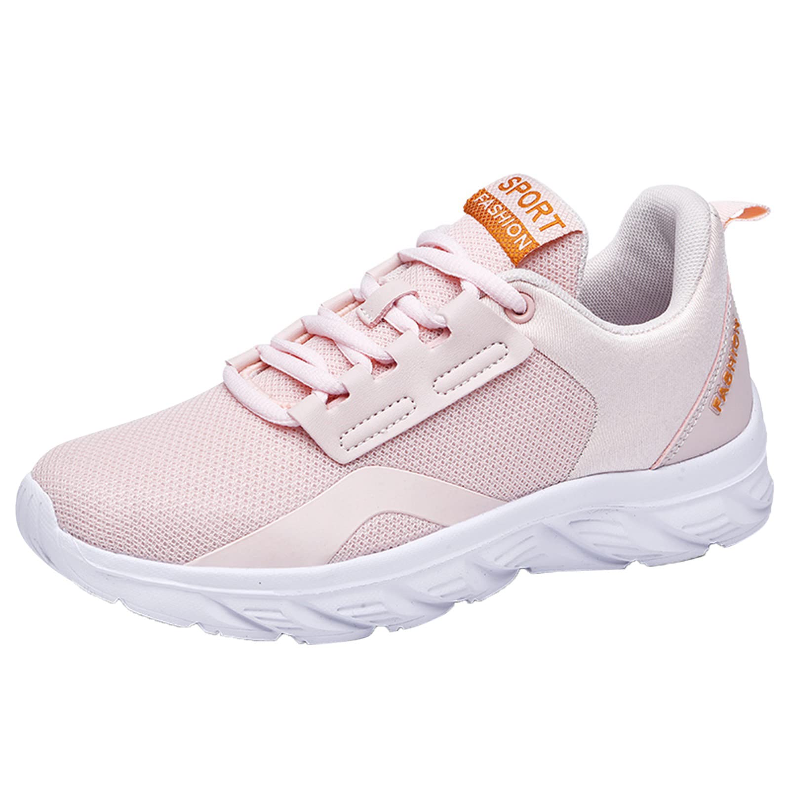 Women's White Gold Hiking Shoes - Non-Slip Trekking & Walking Shoes for Outdoor Adventures