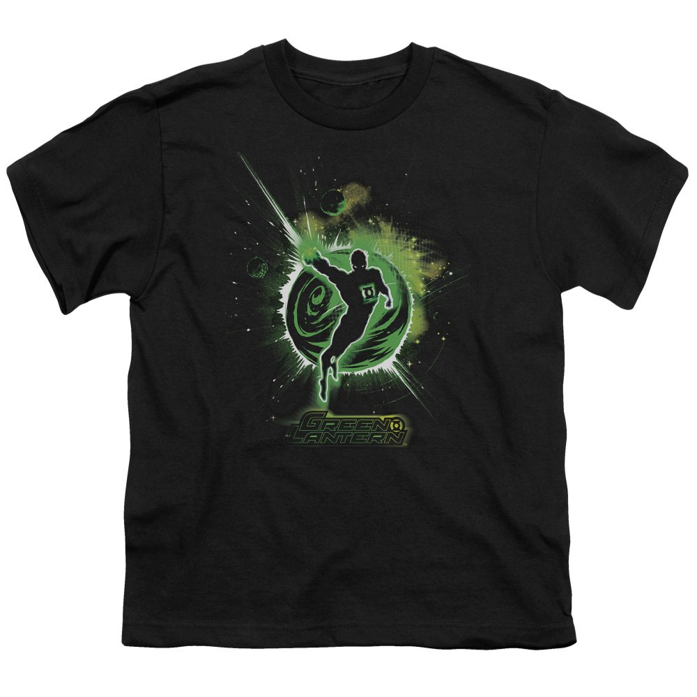 Green Lantern Shadow Lantern Unisex Youth T-Shirt | Superhero Graphic Tee for Kids & Teens | Perfect for Cosplay, Comic Con & Everyday Wear
