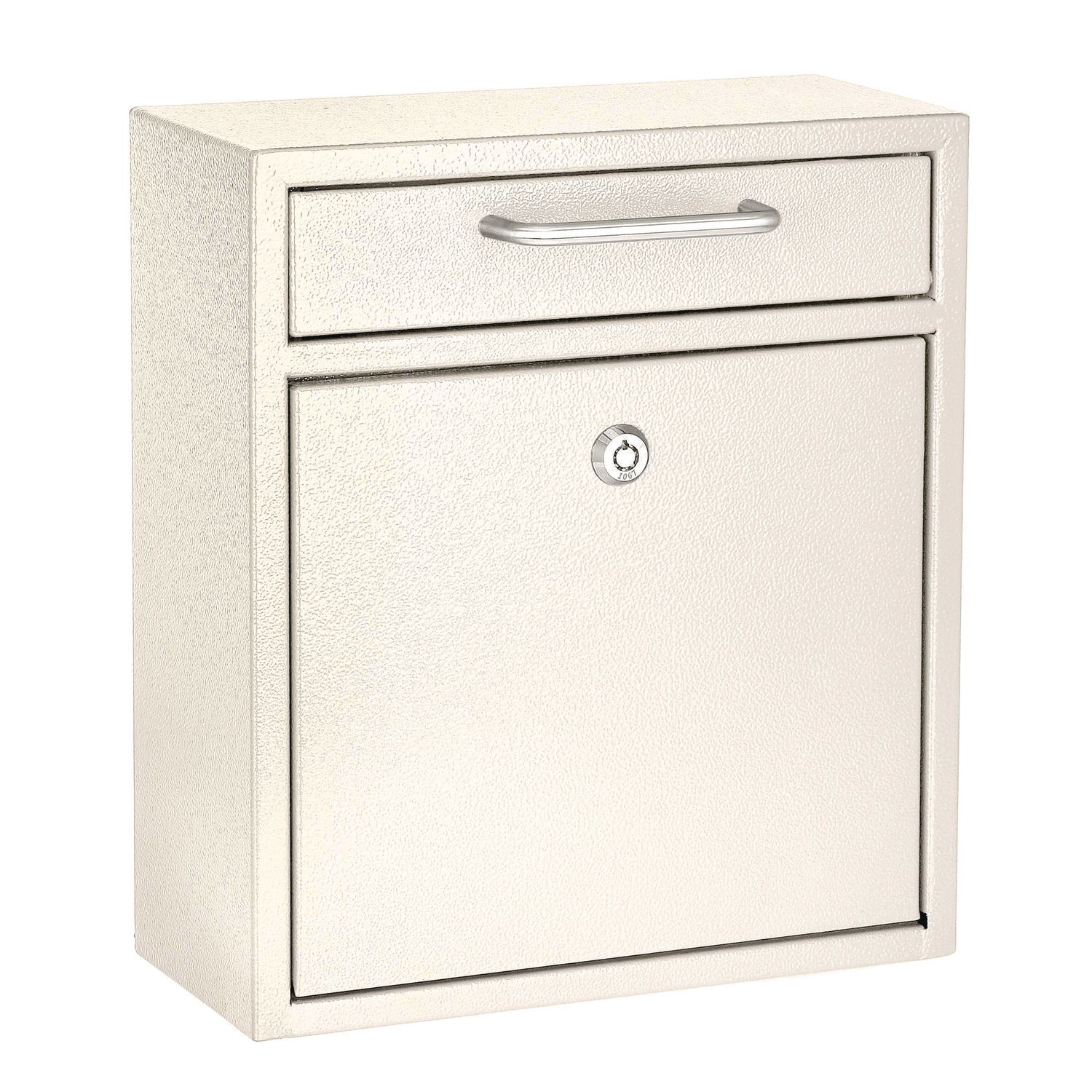 AdirOffice Medium Ultimate Wall Mounted Mailbox - 10.4 x 4.5 x 12 Inches, White - Perfect for Home, Office & Apartment Mail Organization