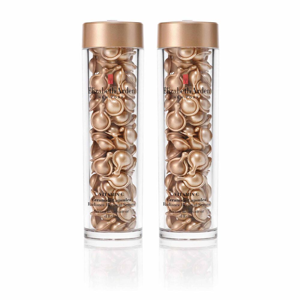 Vitamin C & Ceramide Capsules with Radiance Renewal Serum Set - 180 Piece for Glowing Skin & Anti-Aging | Daily Skincare Routine & Night Treatment