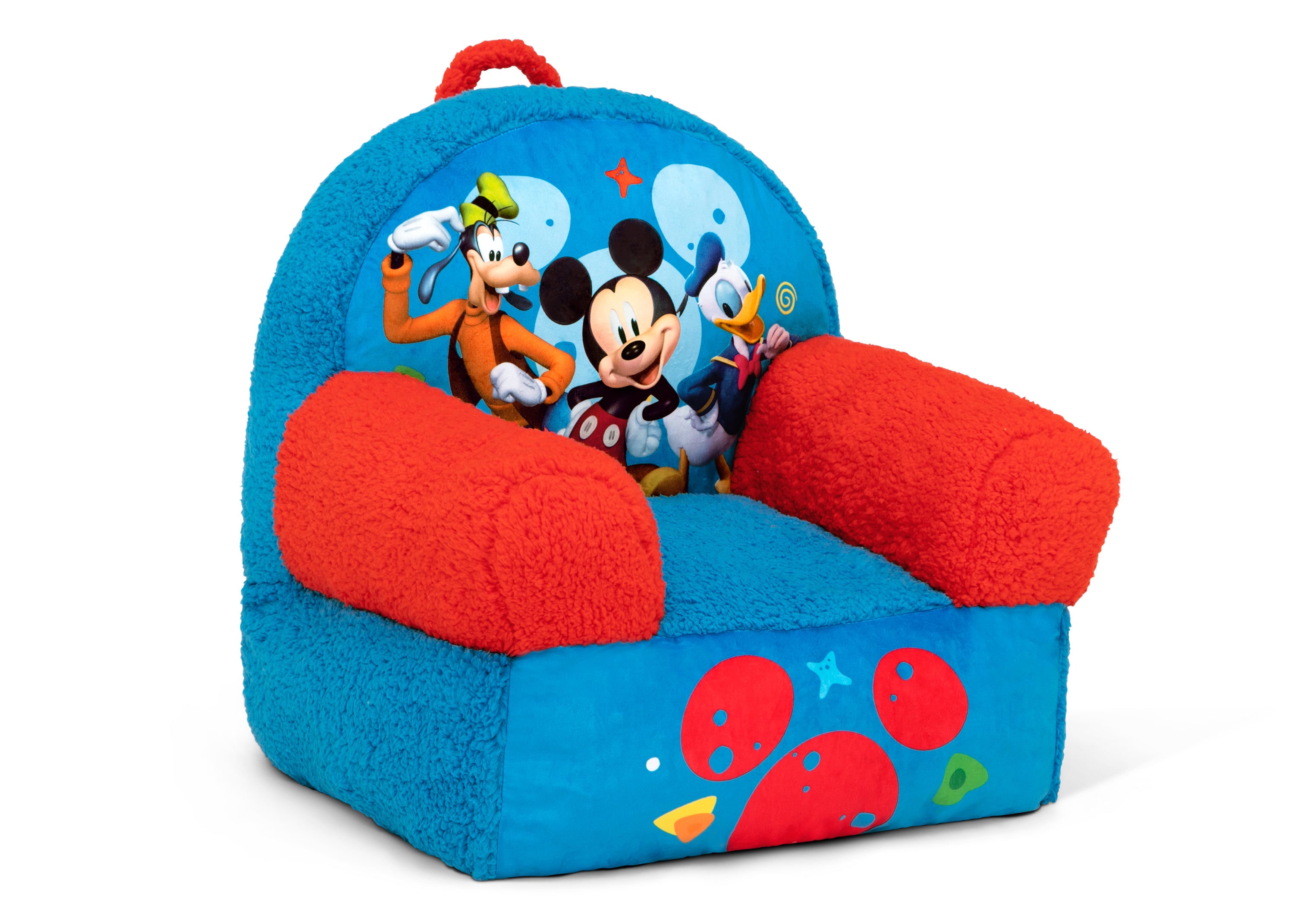 Disney Mickey Mouse Plush Cozee Buddy Chair - Soft & Comfortable Kids Chair for Playroom, Bedroom, or Nursery Decor