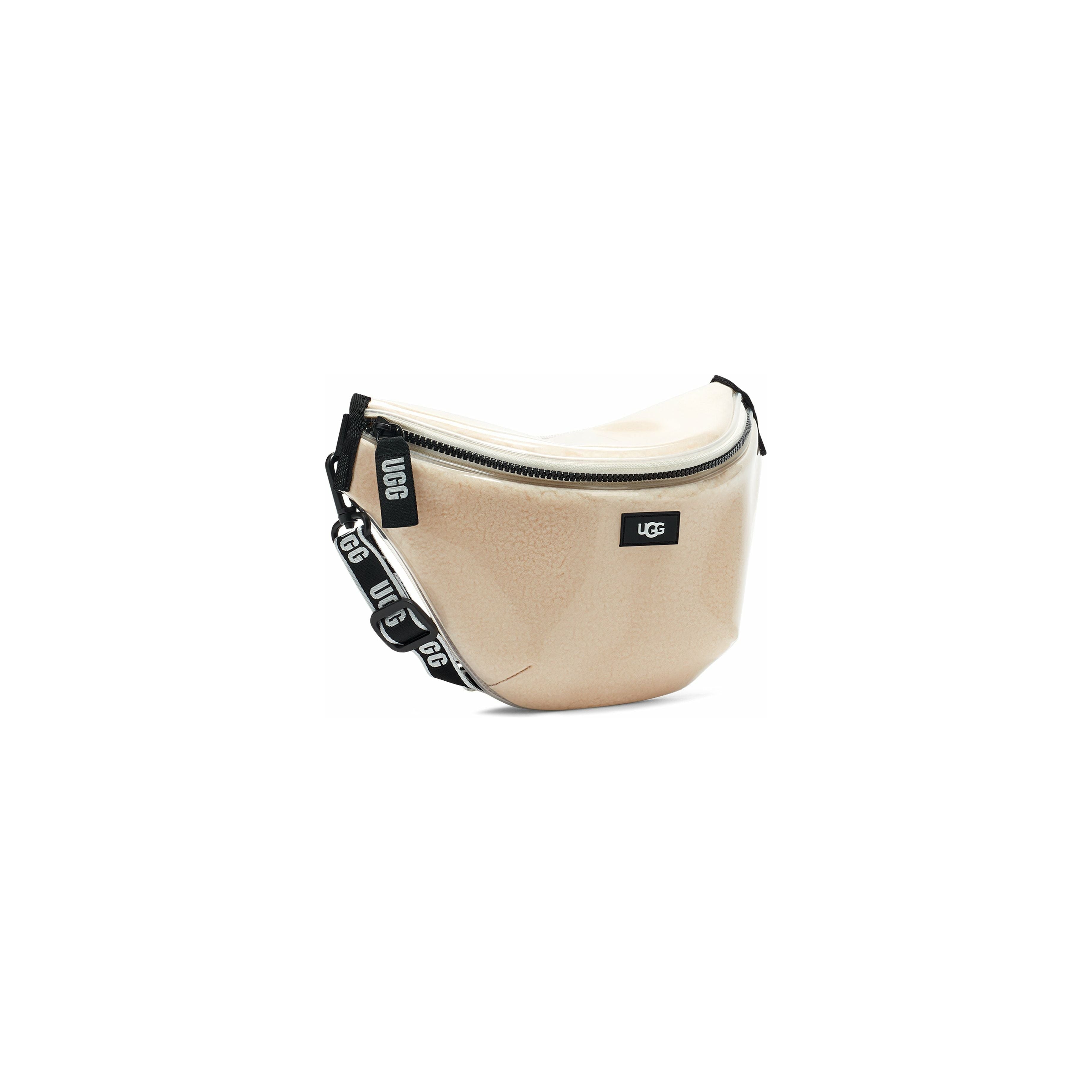 UGG Nasha Belt Bag - Clear Natural Waist Pack for Women | Fashionable Crossbody Fanny Pack for Travel, Running, and Everyday Use