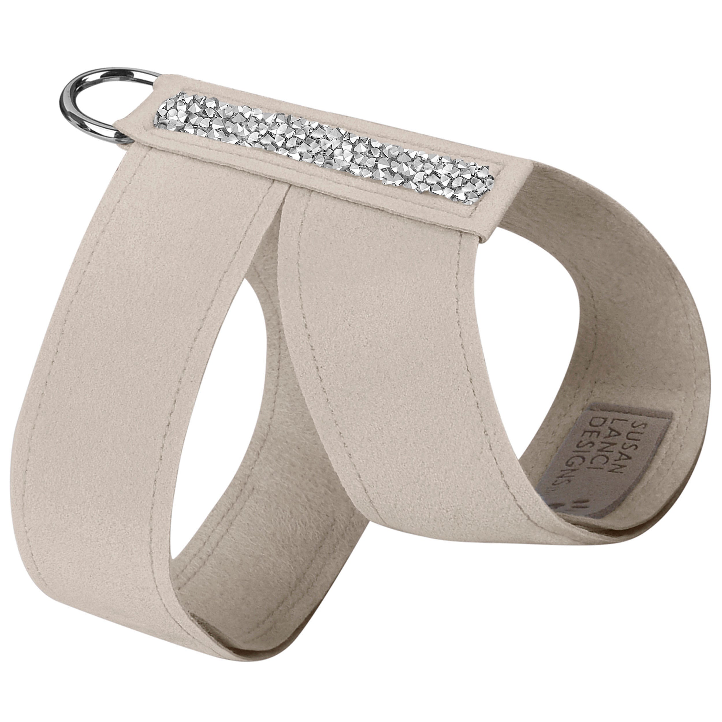 Premium Crystal Rocks Tinkie Harness for Small Dogs - Adjustable Pet Vest with Rhinestone Decor, Perfect for Daily Walks, Training & Fashion Outings