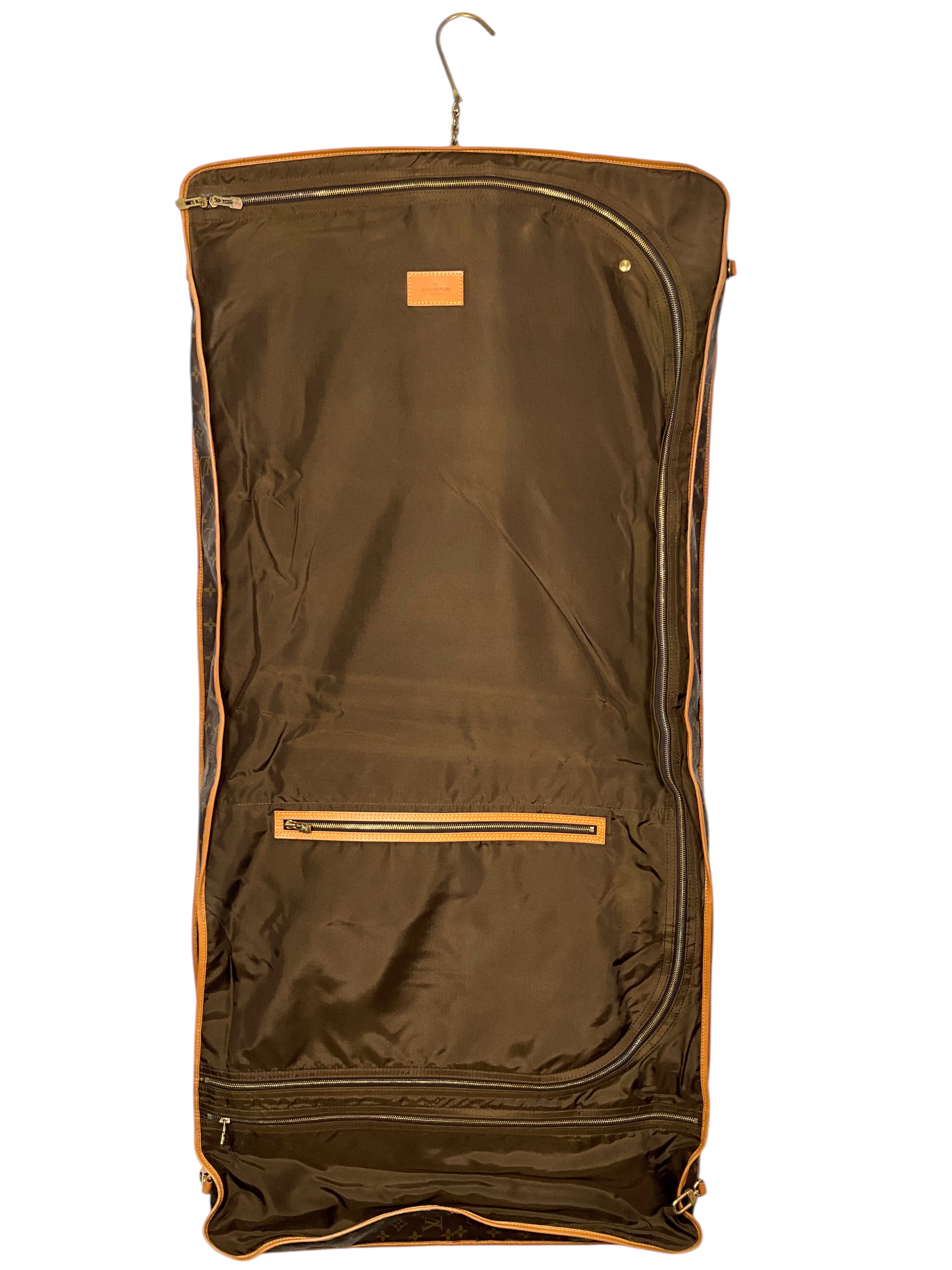 Authentic Louis Vuitton Monogram Canvas Garment Travel Bag - Luxury Weekender Duffle for Business Trips & Vacation Packing