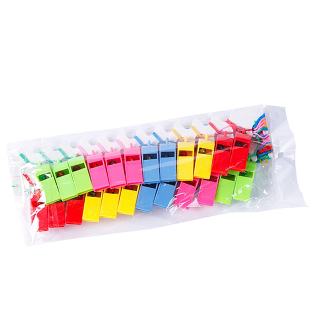 24pcs Kids Sports Whistles - Outdoor & Travel Toys for Children - Playtime & Racing Games