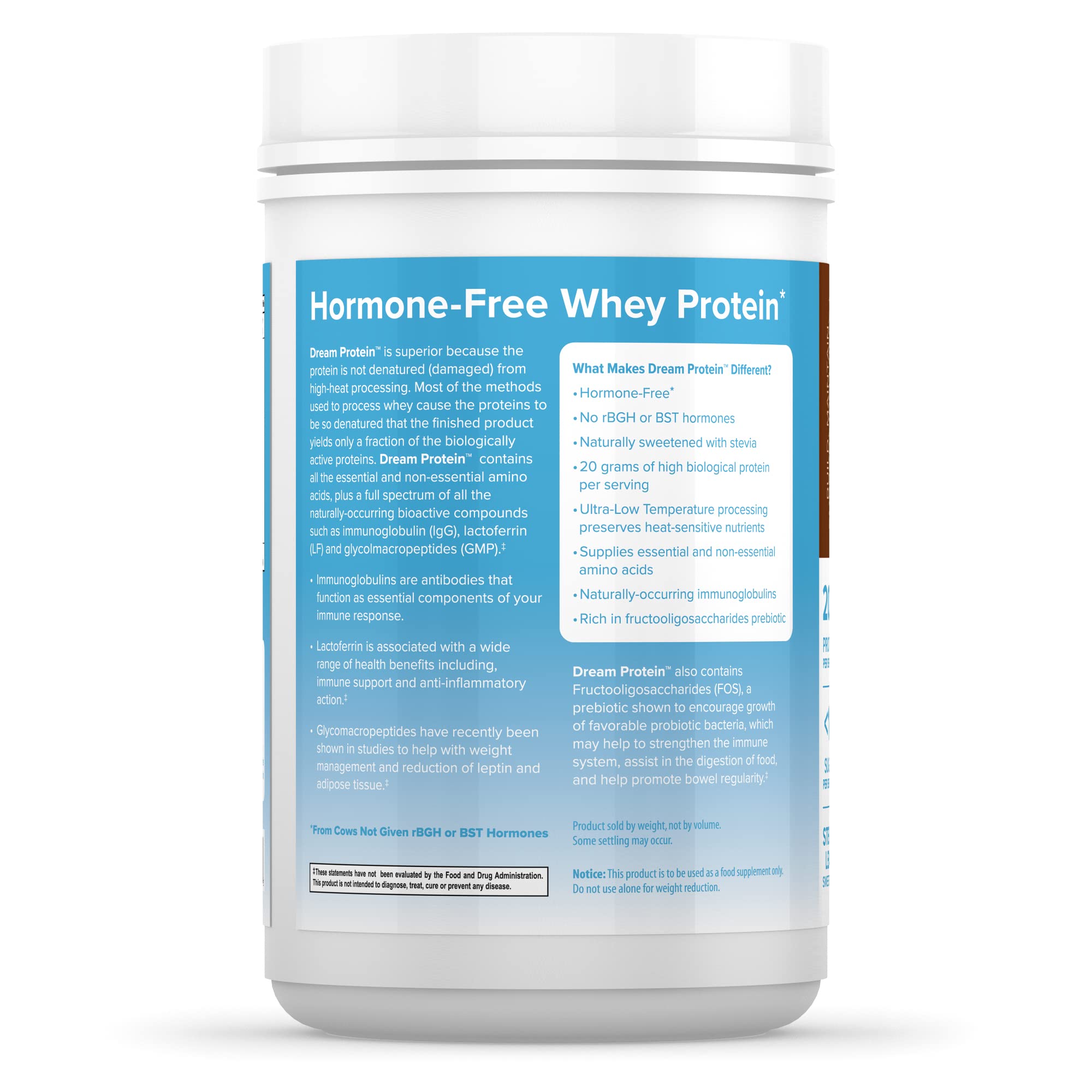Greens First Dream Whey Protein Powder - Dutch Chocolate Flavor, 30 Servings (28.04 oz) | 20g Protein per Serving, Low Carb, Hormone-Free, Non-GMO | Perfect for Post-Workout Recovery, Muscle Building & Healthy Lifestyle