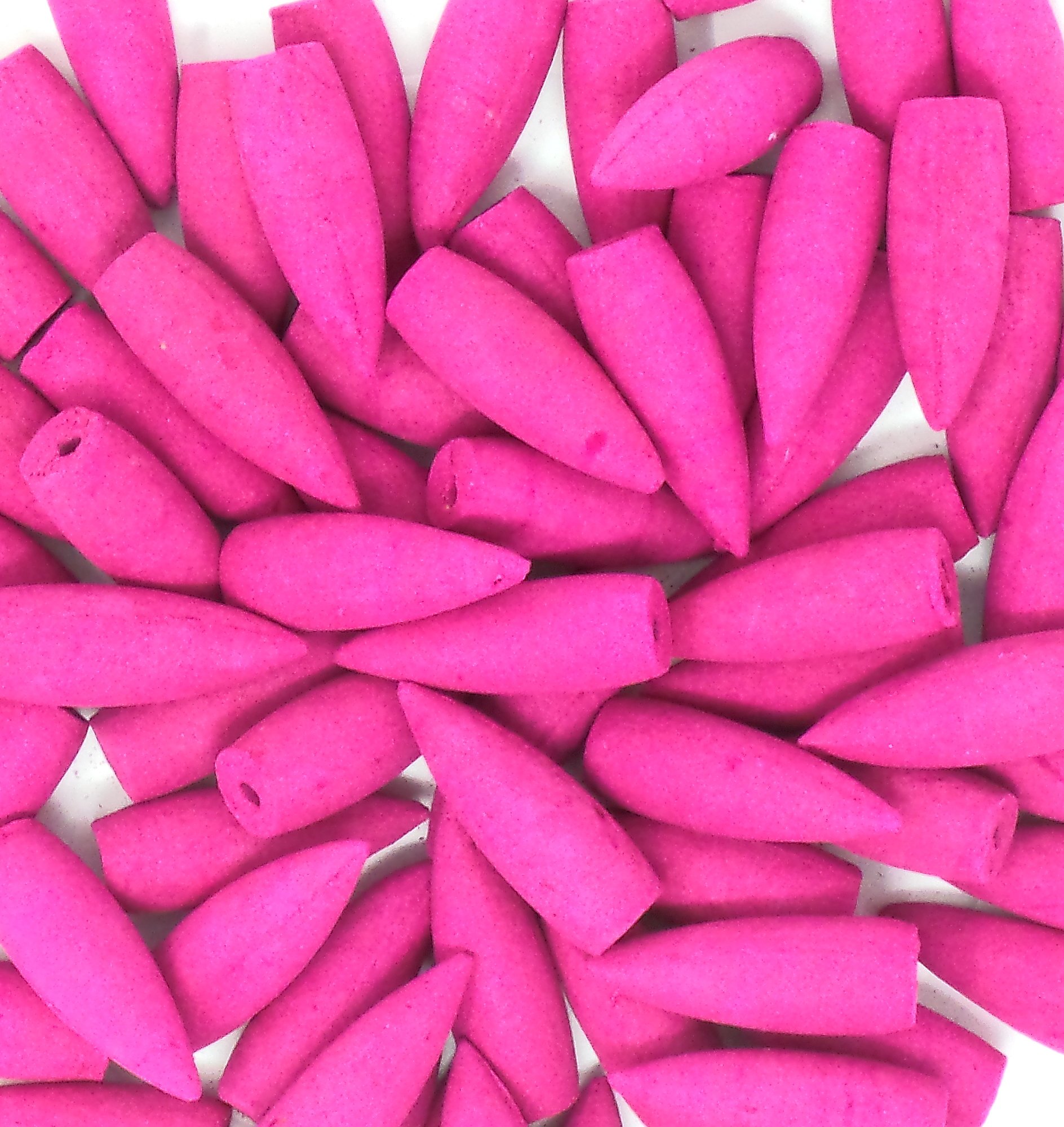 Natural Backflow Incense Cones - 70 Pack Rose Scented Aromatherapy Cones for Relaxation, Meditation & Home Decor | Premium Handmade Incense for Yoga, Spa & Stress Relief