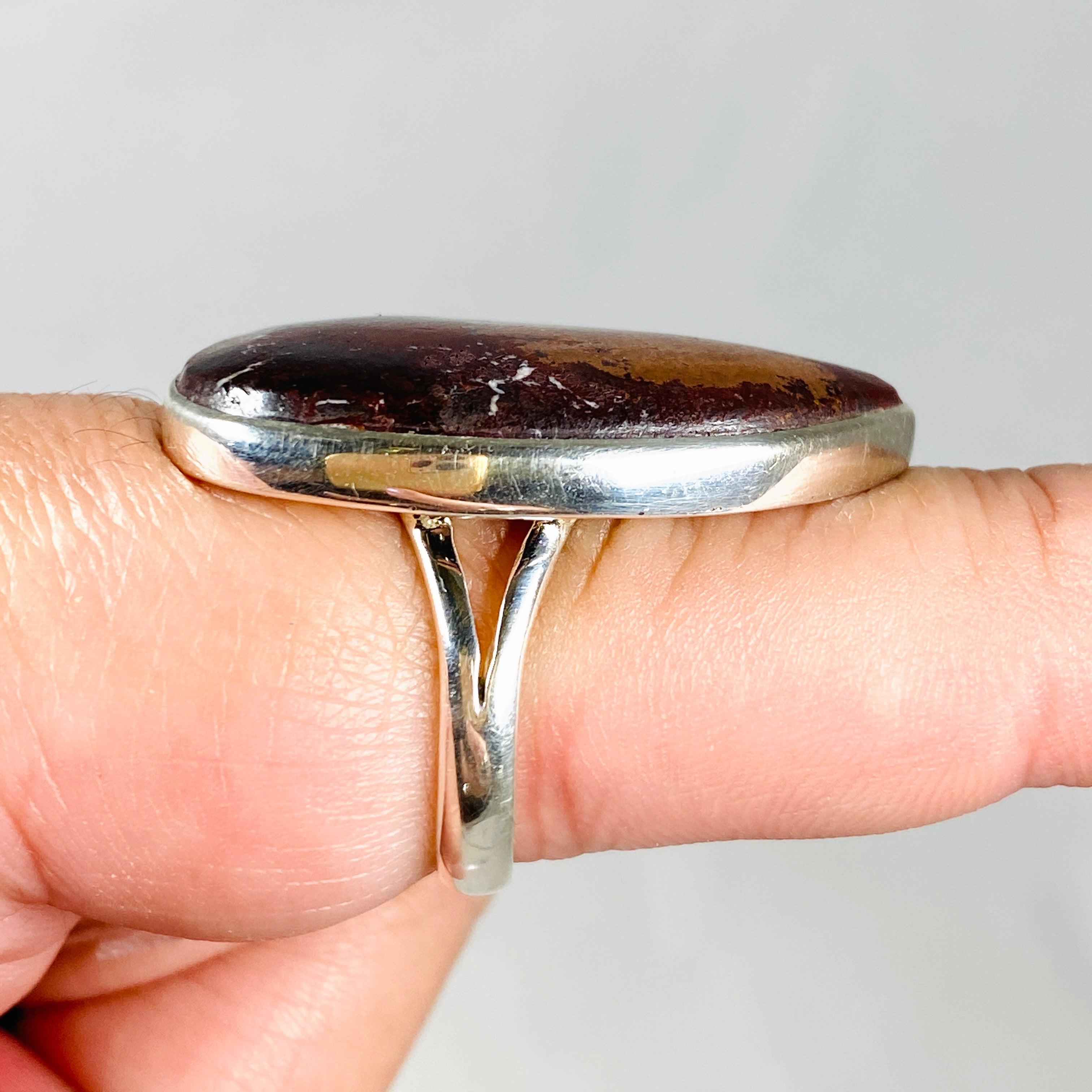Copperite Teardrop Ring - Sterling Silver 925 (KRGJ3041) | Elegant Dainty Jewelry for Women, Perfect for Weddings, Parties & Everyday Wear