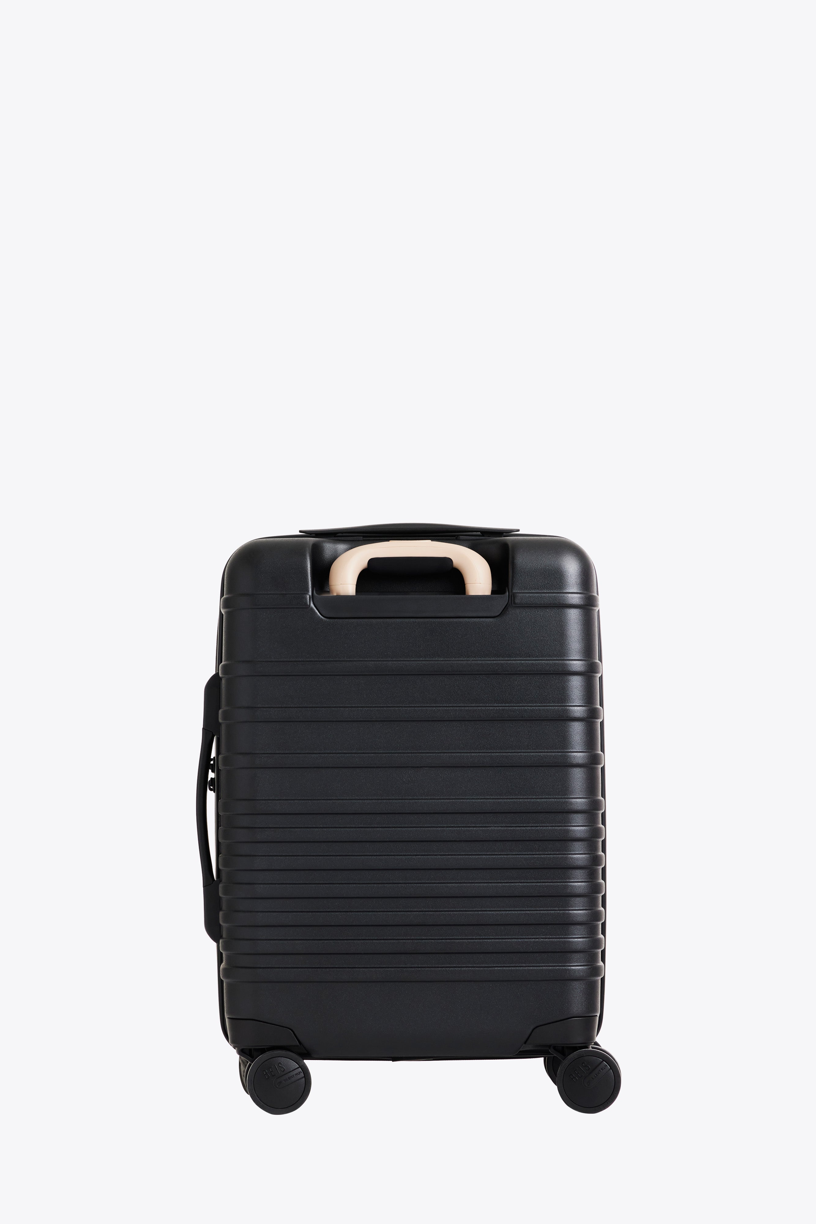 Black Front Pocket Carry On Roller Luggage - Perfect for Air Travel & Business Trips | Compact & Convenient Carry-On Suitcase