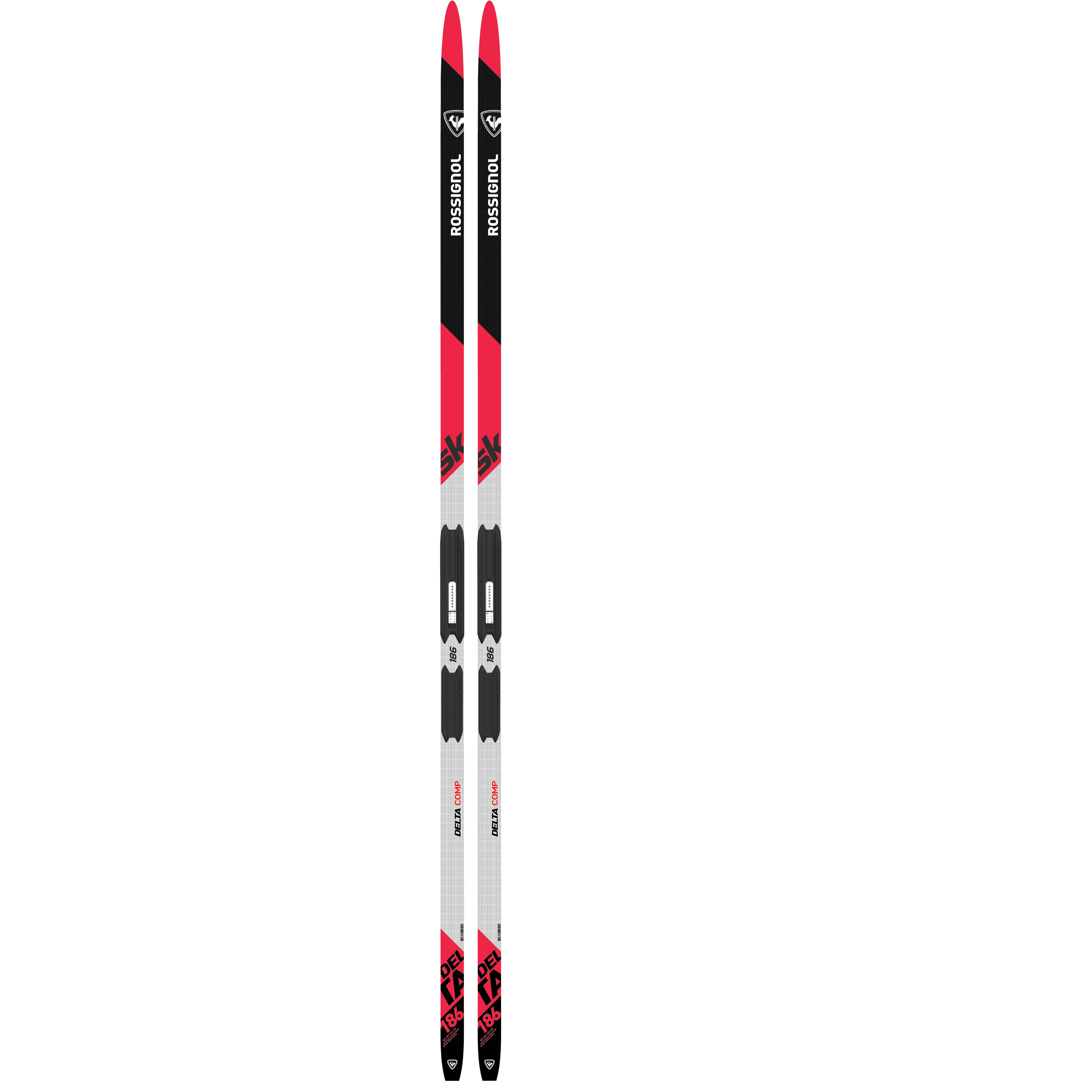Rossignol 2023 Delta Comp Skating Skis - Professional Cross-Country Racing Skis for Men & Women - Perfect for Winter Training & Competitive Skiing