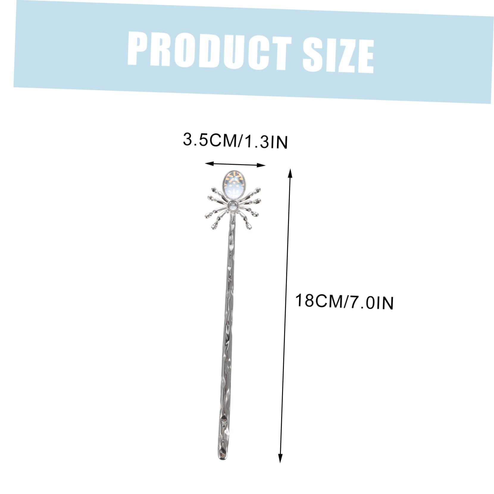 3pcs Spider Hair Sticks for Women - Rhinestone Barrettes, Hair Bun Chopsticks, Long Hair Accessories, Zinc Alloy Bridal Hair Pins | Perfect for Weddings, Parties, and Special Occasions