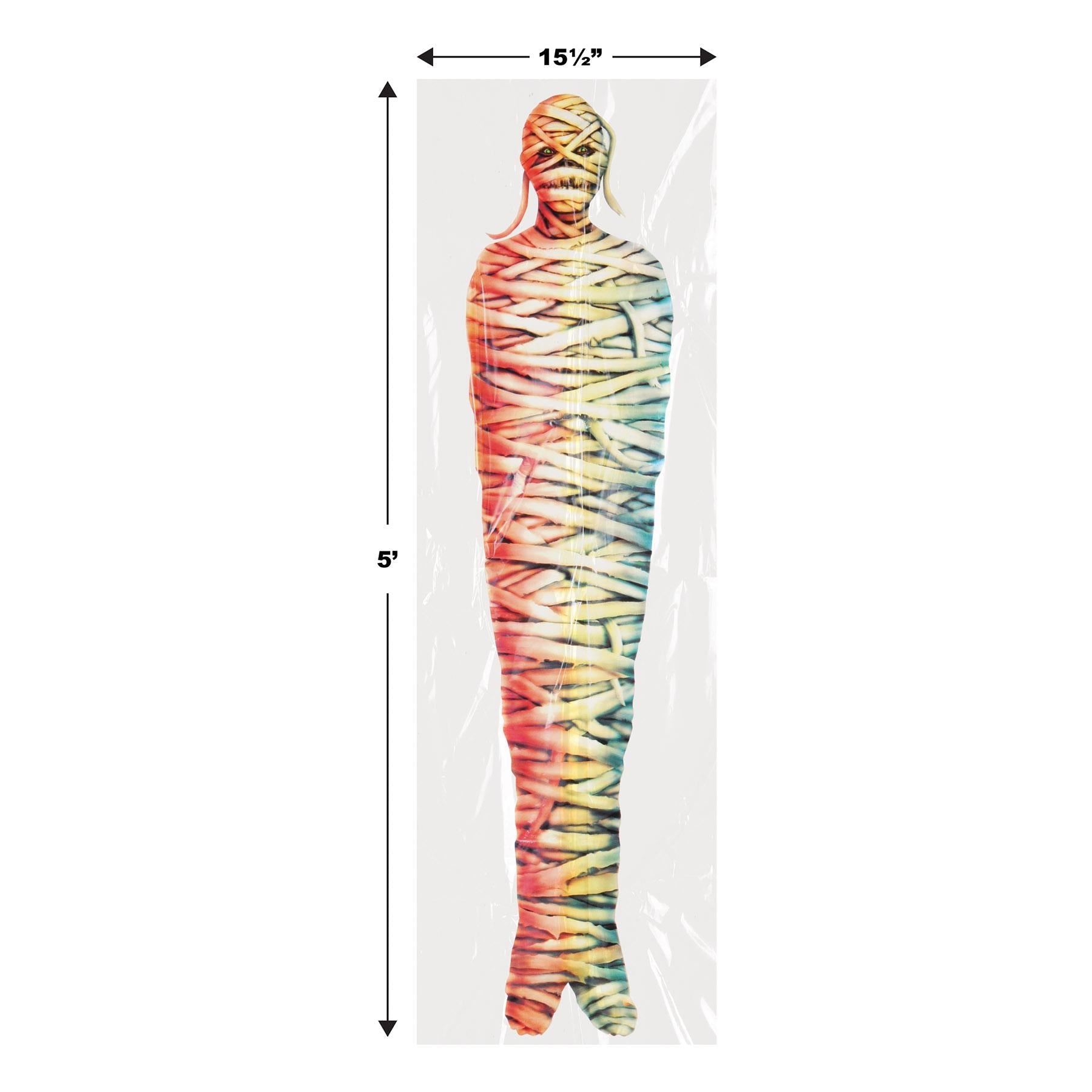 12 Pack Beistle Halloween Mummy Tree Wrap Decorations - Spooky Outdoor & Indoor Party Decor for Halloween, Yard, Porch, and Haunted House Themes