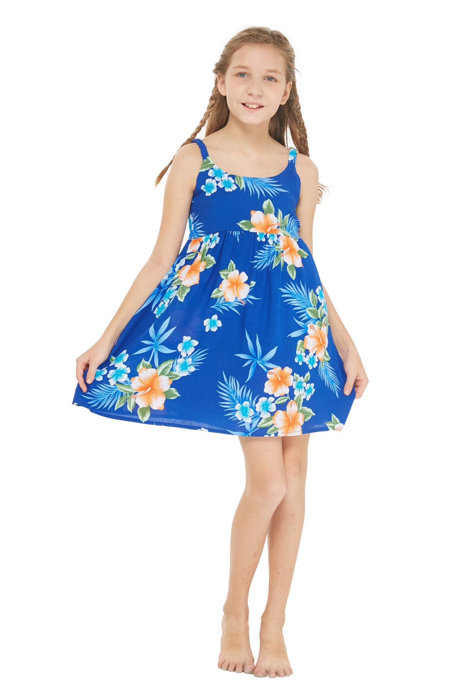 Matching Hawaiian Luau Outfits for Siblings - Boys & Girls Aloha Shirts & Dresses in Tropical Prints | Perfect for Family Vacations, Beach Parties & Summer Photoshoots