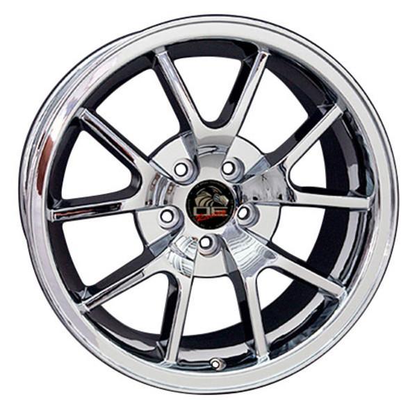 18 Inch Chrome Replacement Wheel for Ford Mustang 1994-2004 | OEM Style Rim 8181970 | Perfect for Classic Car Restoration & Performance Upgrades
