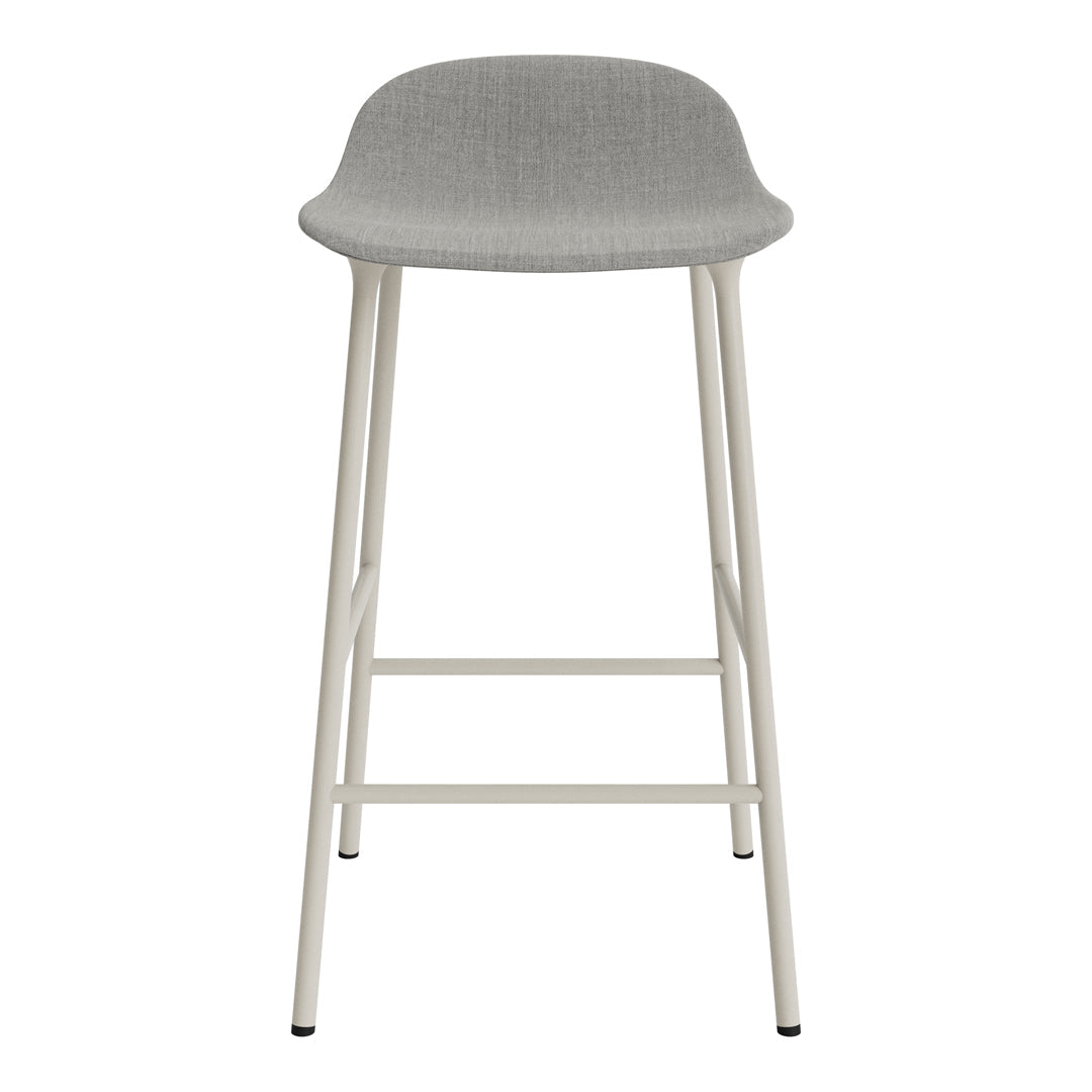 Modern Form Counter Stool with Sturdy Metal Legs & Comfortable Upholstered Seat - Perfect for Kitchen Islands, Breakfast Bars & Home Decor