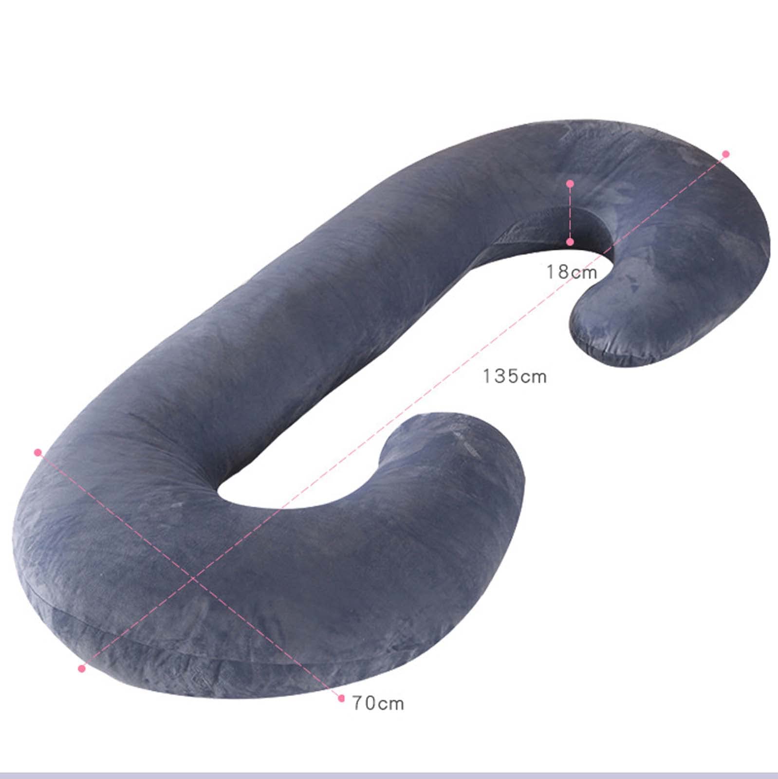 **C-Shaped Pregnancy Pillow for Side Sleepers – 53