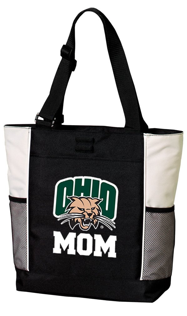Ohio Bobcats Mom Tote Bag - Ohio University Gifts for Mom - Durable Canvas Shopper for Beach, Pool, Travel & Everyday Use