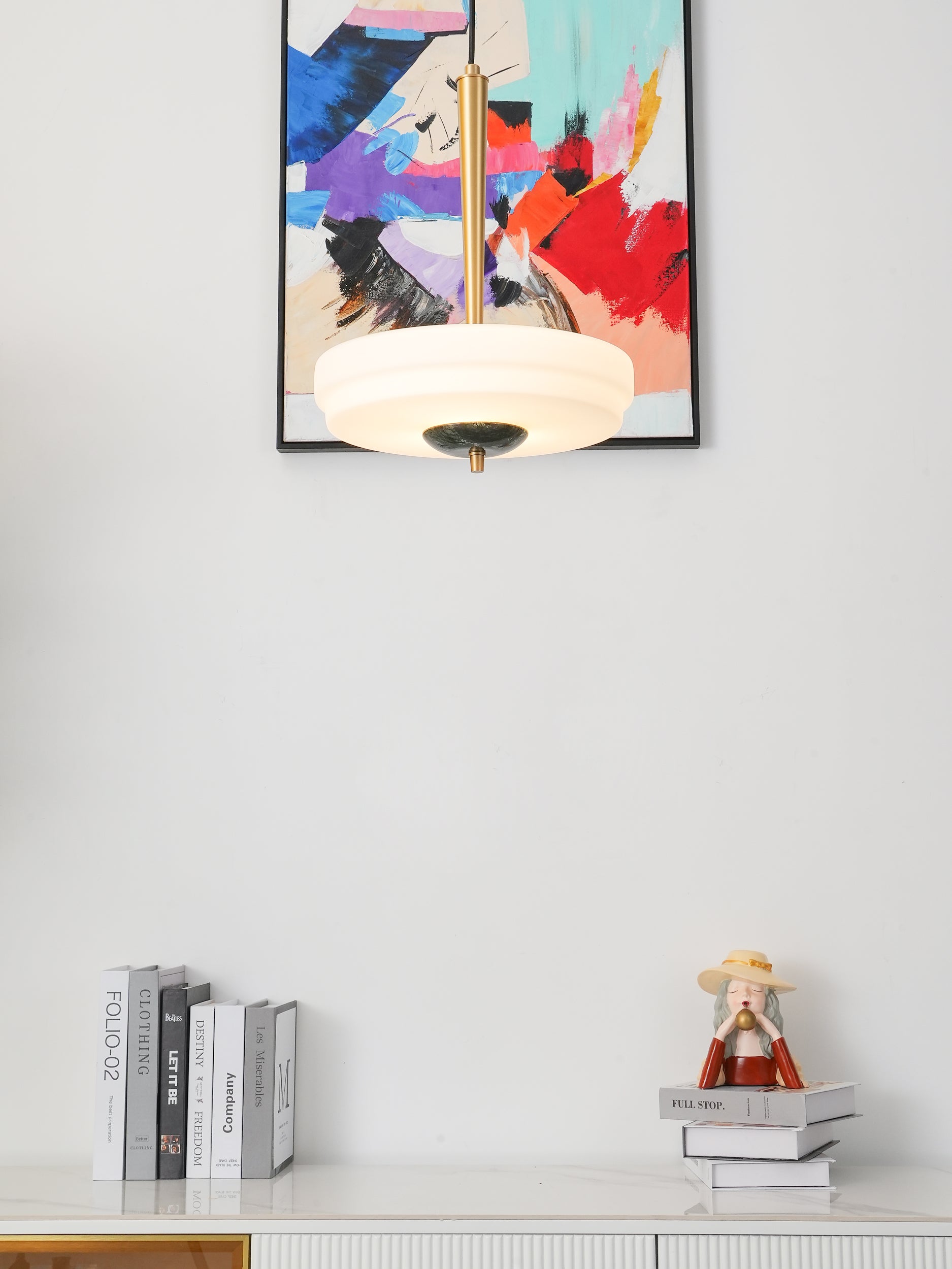 Stylish Travel Pendant Lamp - Modern Hanging Light Fixture for Bedroom, Living Room & Dining Room | Perfect for Home Decor, Apartment Lighting & Cozy Ambiance