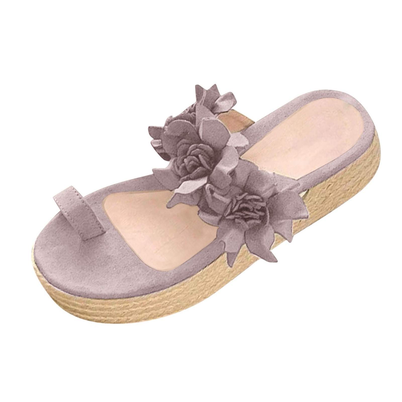 Women's Casual Strappy Wedge Sandals - Flat Roman Platform Sandals with Ankle Strap & Zipper for Summer, Beach, Dressy Occasions | Perfect for Vacations, Date Nights and Outdoor Events