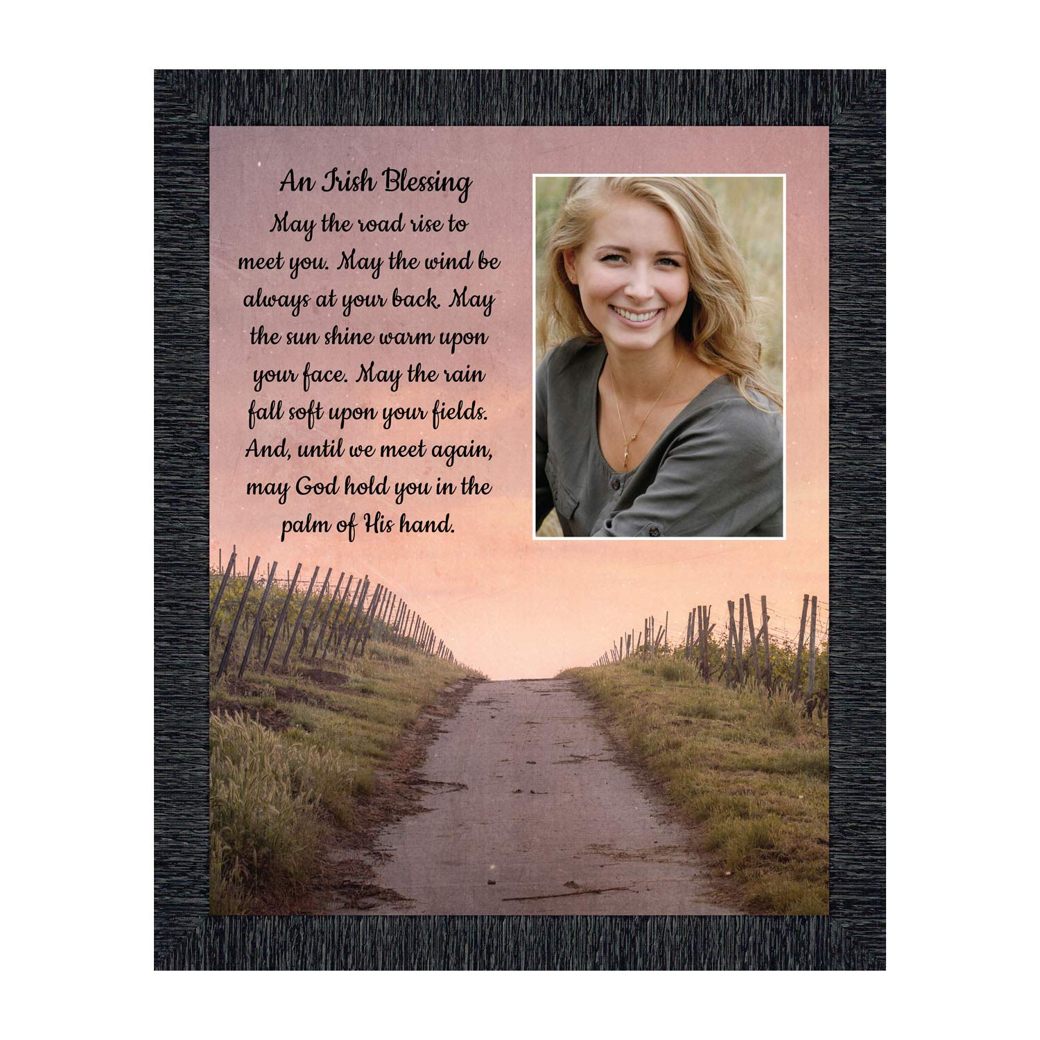Celtic Irish Blessing Wall Decor - May the Road Rise Up to Meet You Sign - Rustic Home Blessing Art for Housewarming Gifts | Perfect for St. Patrick's Day Decor, Irish-Themed Rooms & New Home Blessings