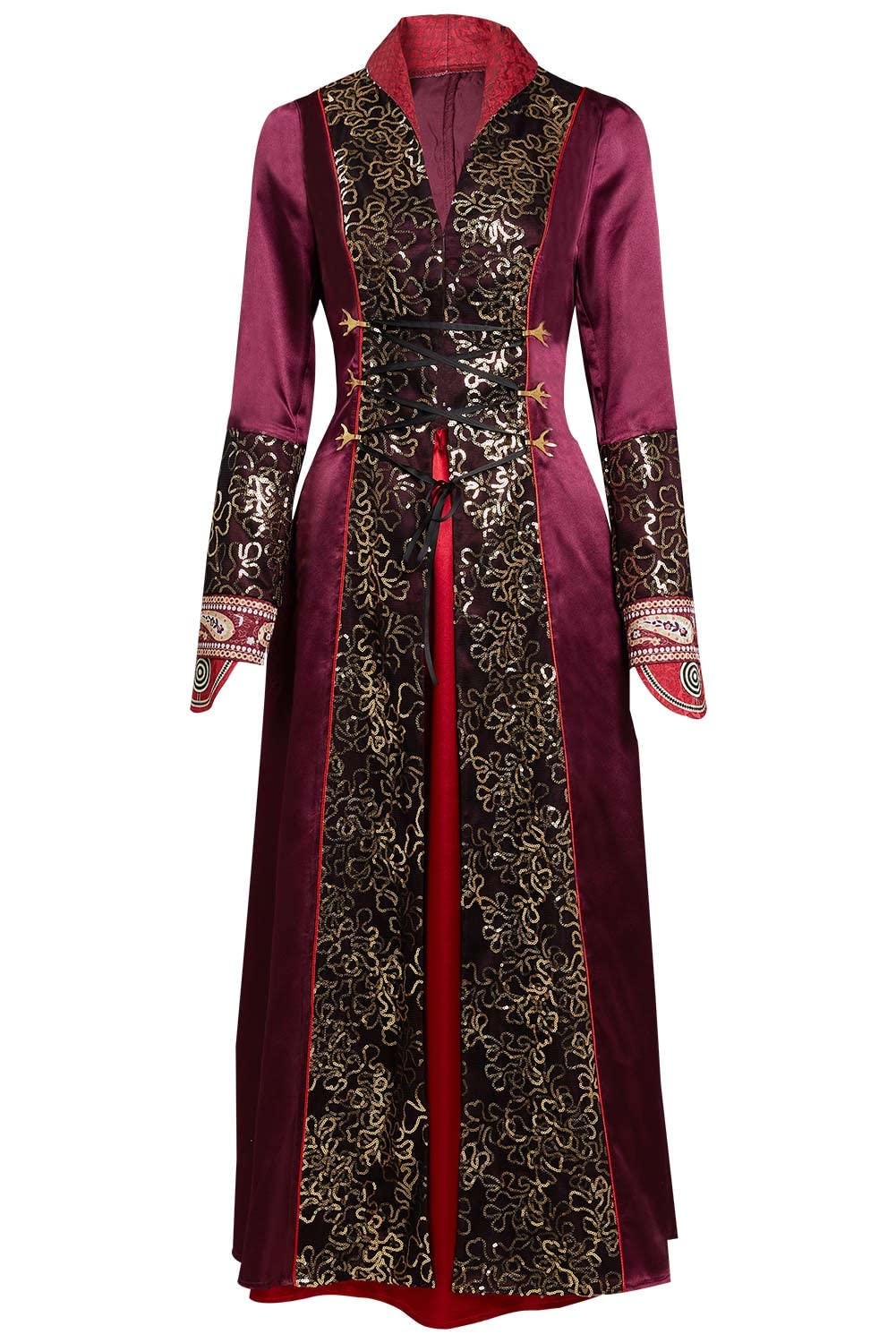 Kucos Women's Cosplay Costume - Elegant Long Dress Robe Uniform Queen Suit Princess Outfit for Halloween, Anime Conventions & Themed Parties