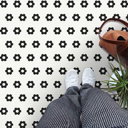 1419 black flowers+white bg