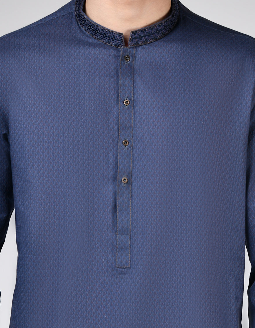 Stylish Cotton Purple Kurta by J. Junaid Jamshed - Elegant Pakistani Traditional Dress for Women, Parties & Festivals