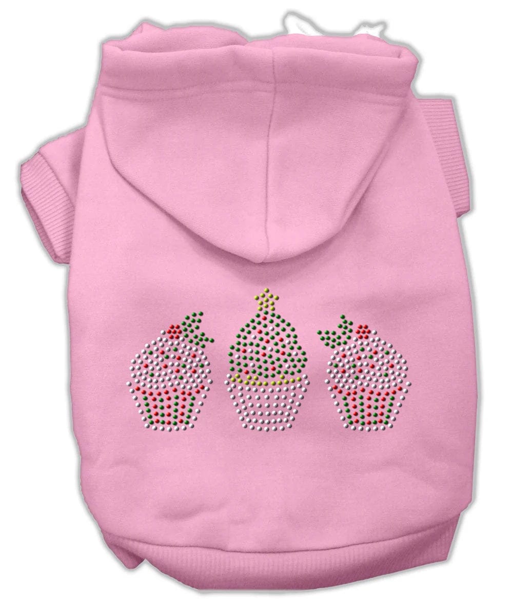 Sparkly Rhinestone Cupcake Hoodie for Women - Trendy Sweatshirt with Glitter Design - Perfect for Parties, Birthdays & Casual Wear