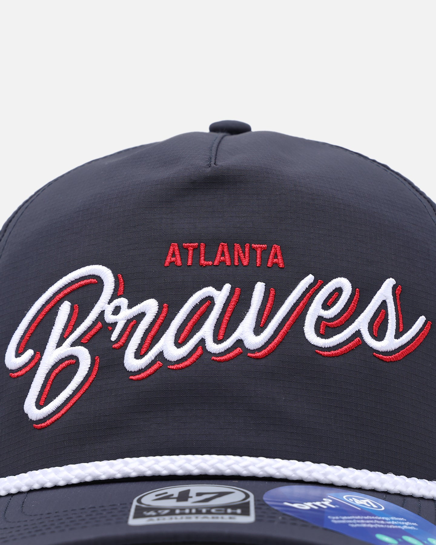 47 Brand Atlanta Braves Brrr° Fairway '47 Hitch Snapback Navy Hat - Adjustable Baseball Cap for Men & Women - Perfect for Sports, Casual Wear & Braves Fan Gifts