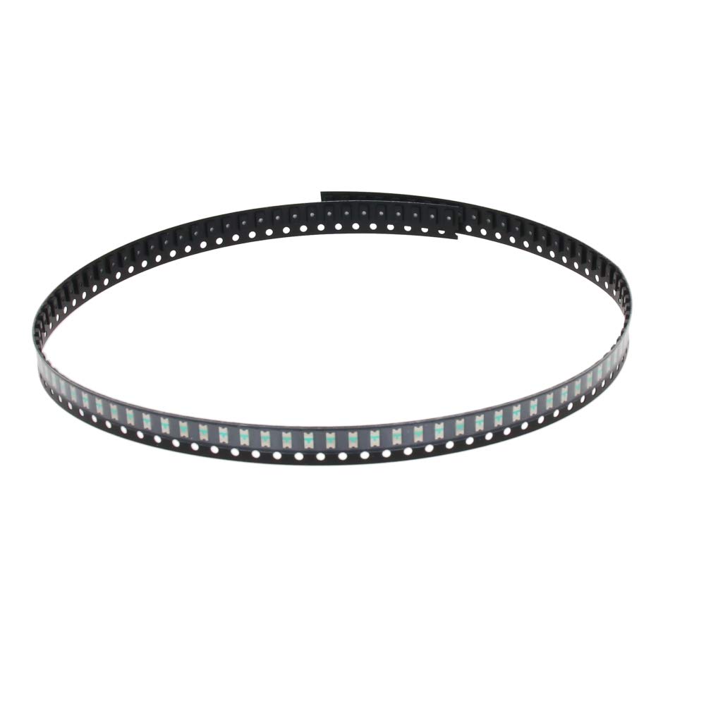 100pcs Blue SMD LED Diode Lights - 3V 15-20mA 1206 Chip Super Bright Lighting Bulbs for DIY Electronics, Home Decoration, and Automotive Lighting Projects