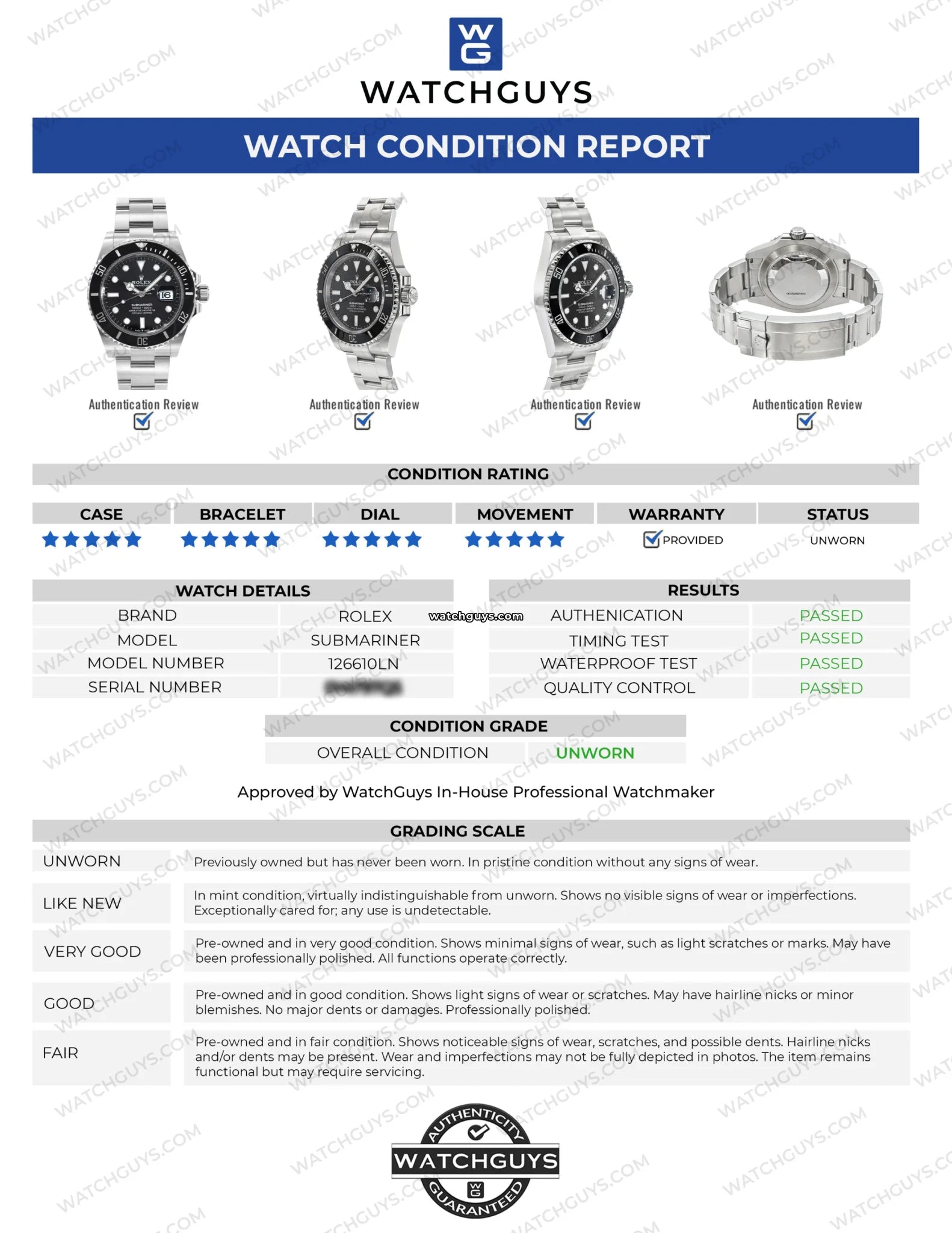 Rolex Submariner 126610LN Men's Luxury Dive Watch - 41mm Stainless Steel Oyster Perpetual Automatic - Black Ceramic Bezel & Dial - Perfect for Diving, Business & Formal Occasions