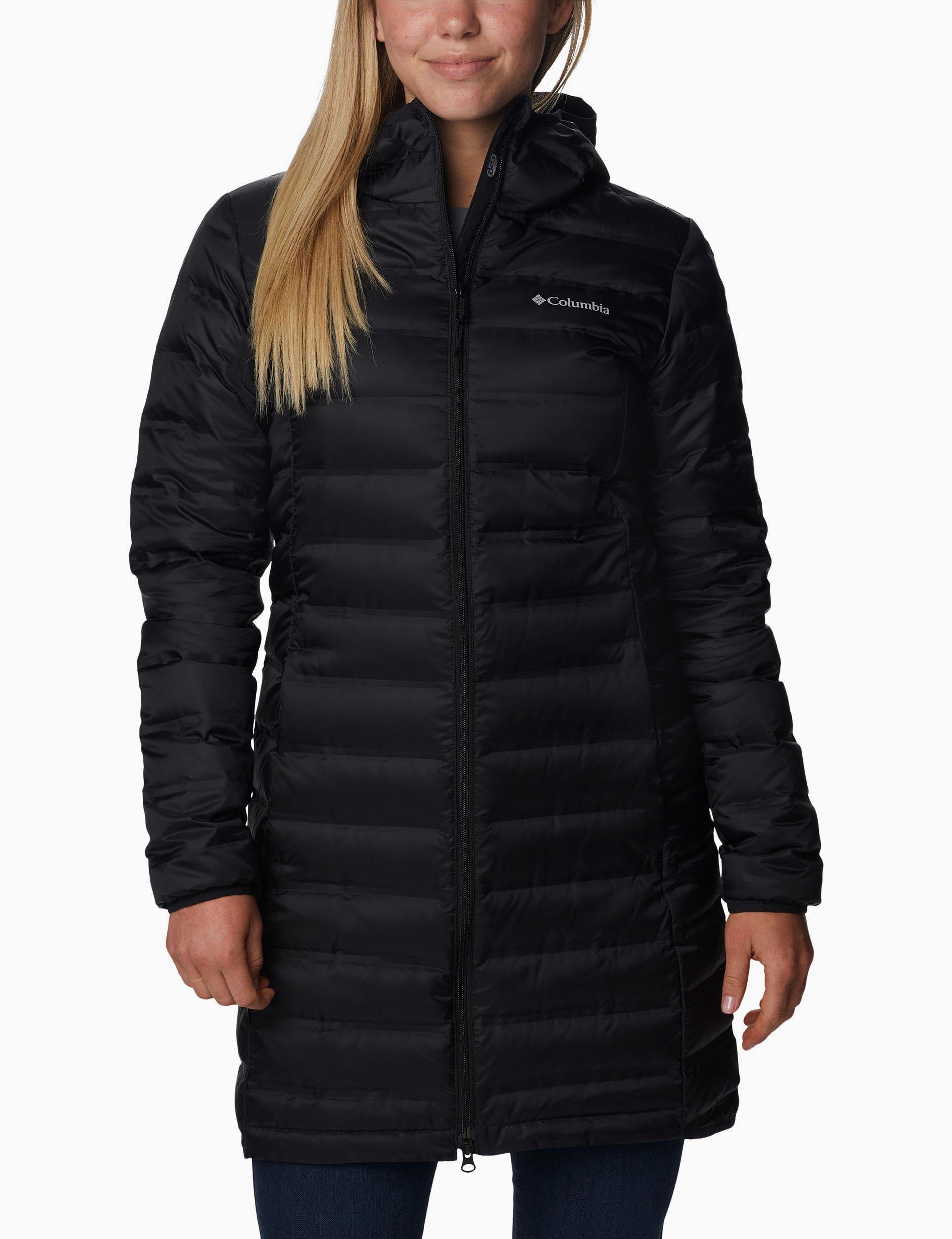 Lake 22 II Down Long Hooded Jacket - Waterproof Winter Coat for Men & Women, Warm Insulated Parka with Fur Trim Hood - Perfect for Hiking, Skiing & Outdoor Adventures (Black)