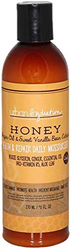 Urban Hydration Honey Health & Repair Daily Moisturizer - Pack of 4 | Natural Skincare for Dry & Damaged Skin | Perfect for Daily Face & Body Hydration