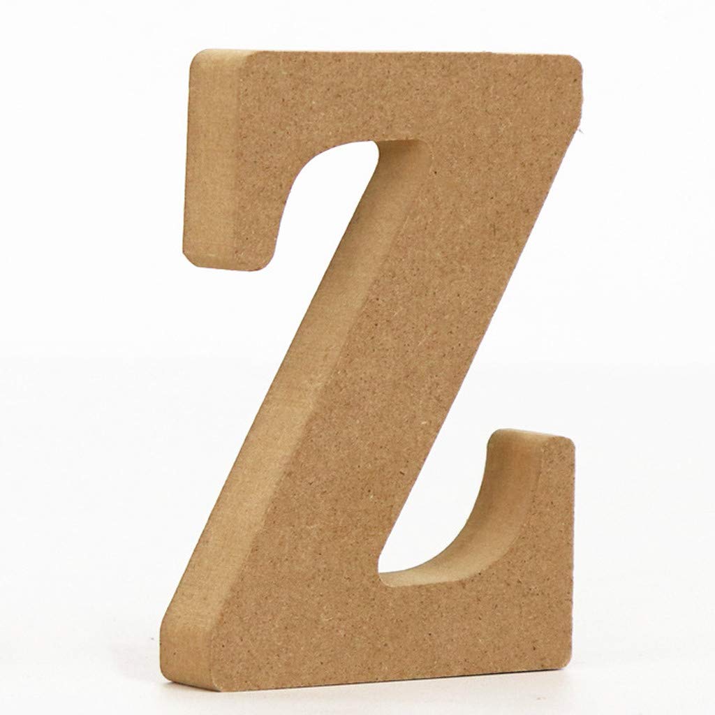 Wooden Alphabet Letters for Home Decor - Party, Birthday, Wedding & Christmas Tree Decorations (Purple, Size Z) - Perfect for DIY Crafts, Wall Art, and Festive Holiday Displays