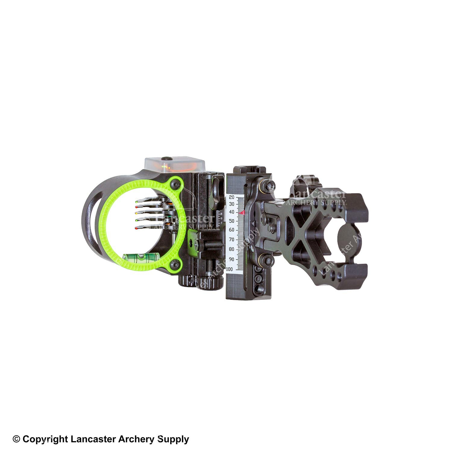 Black Gold Ascent Pro X Frame Sight (5 Pin) - Premium Bow Sight for Archery & Hunting - Perfect for Target Practice and Outdoor Adventures