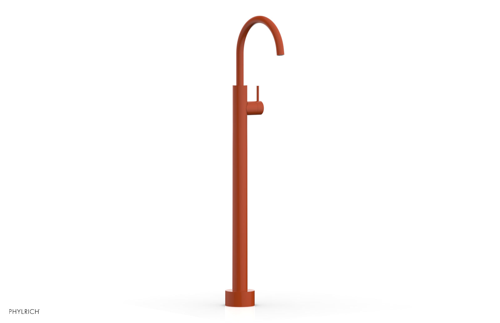 BASIC II Tall Floor Mount Tub Filler with Lever Handle - Model 230 45 02 - Perfect for Modern Bathroom Renovations and Spa-Like Bathtub Installations