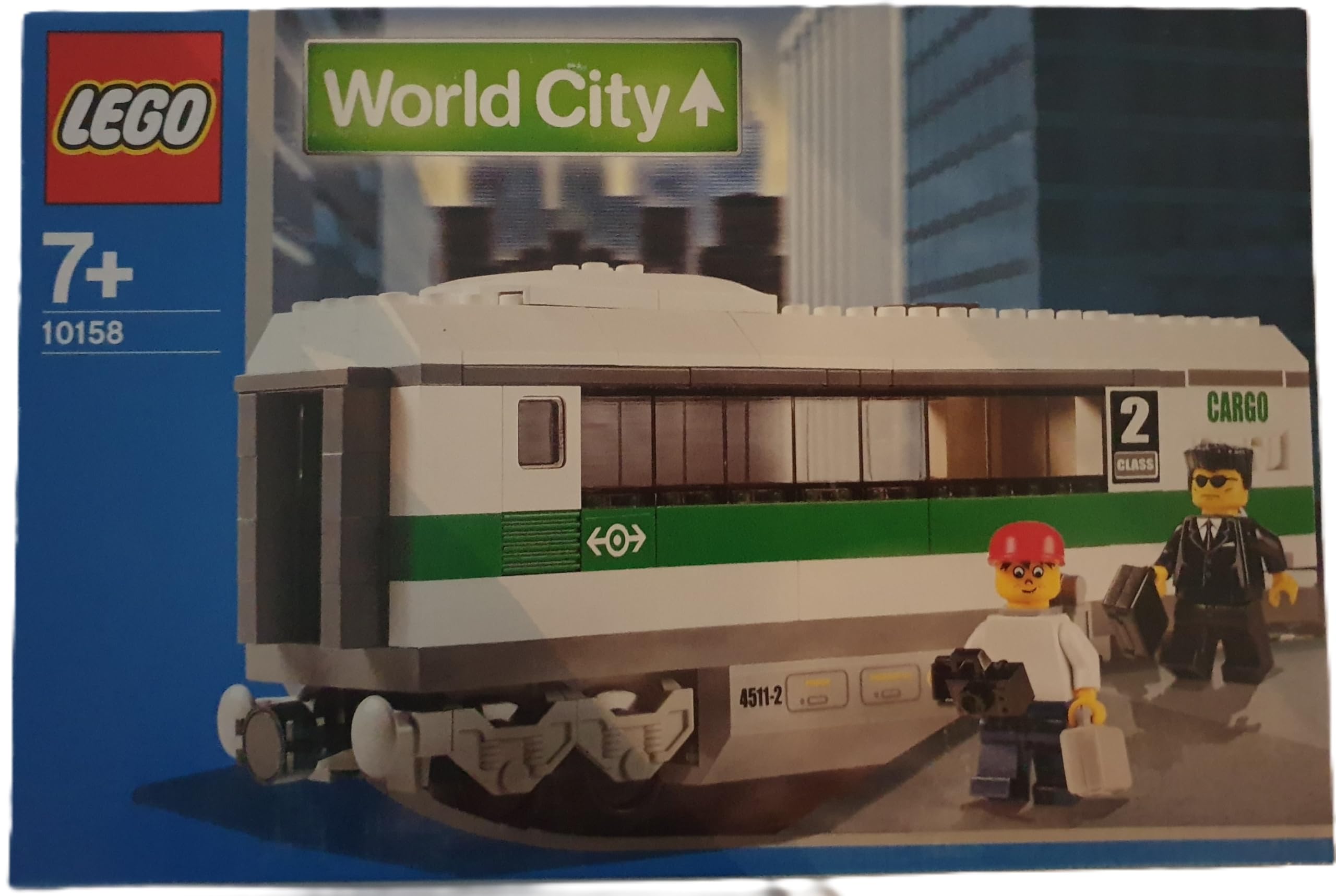 LEGO 10158 High Speed Train Car Building Set – Creative Toy for Kids & Adults – Perfect for Train Enthusiasts & Collectors | Great for Birthday Gifts, STEM Learning & Display Scenes