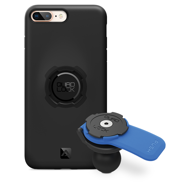 1 Ball Motorcycle Phone Mount Kit - Universal Adjustable Handlebar Holder for iPhone & Smartphones - Perfect for GPS Navigation & Hands-Free Riding