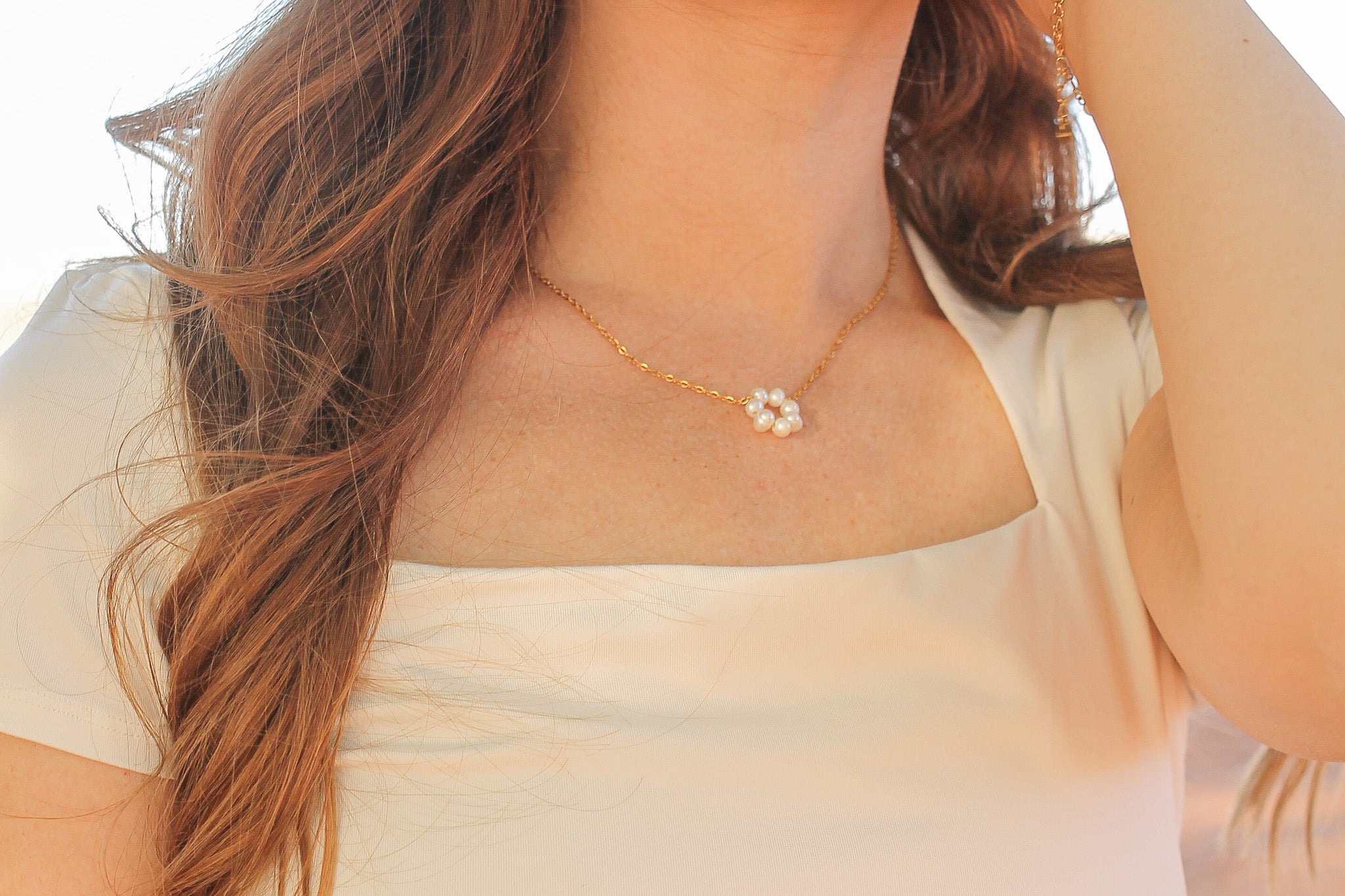Lucy Freshwater Pearl Necklace - Elegant Women's Jewelry Gift for Wedding, Party & Everyday Wear