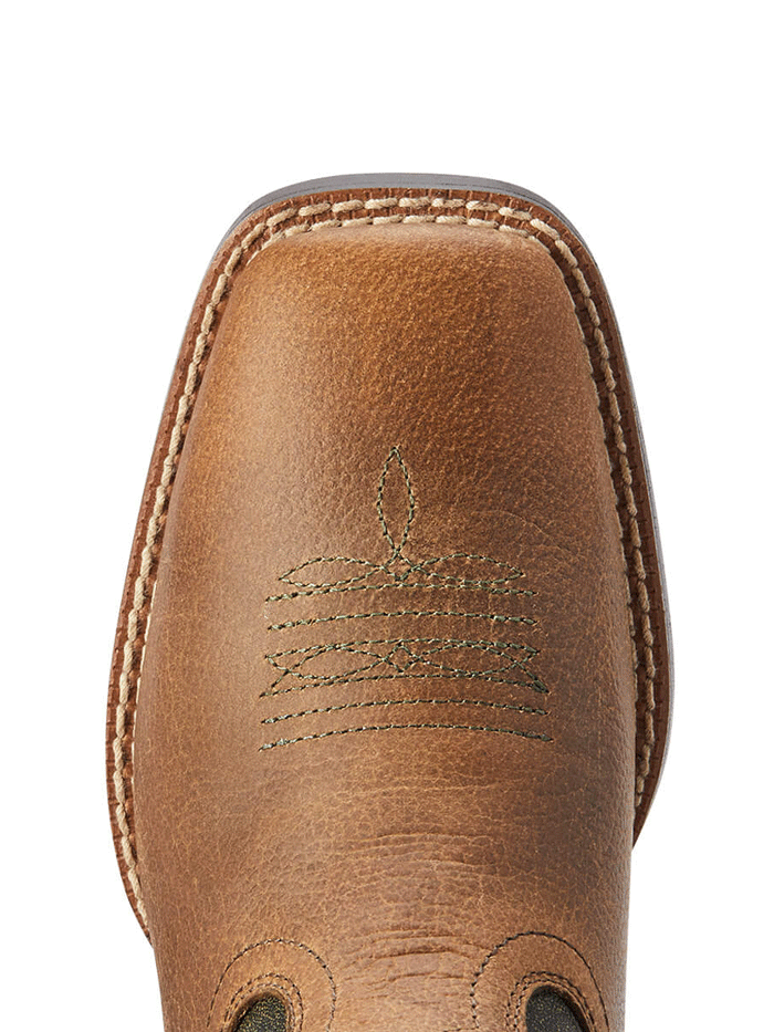 Ariat Kids Firecatcher Western Boots - Distressed Brown Leather Cowboy Boots for Boys & Girls | Perfect for Rodeo, Horseback Riding & Western Fashion