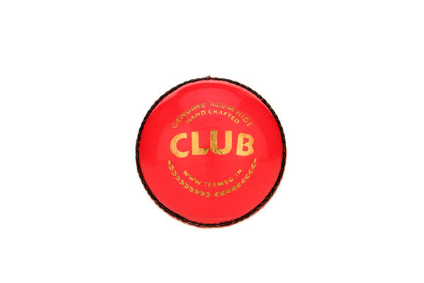 Premium SG Club Cricket Ball - Pink Senior Size (1 Ball) - Perfect for Club Matches, Training & Competitive Play
