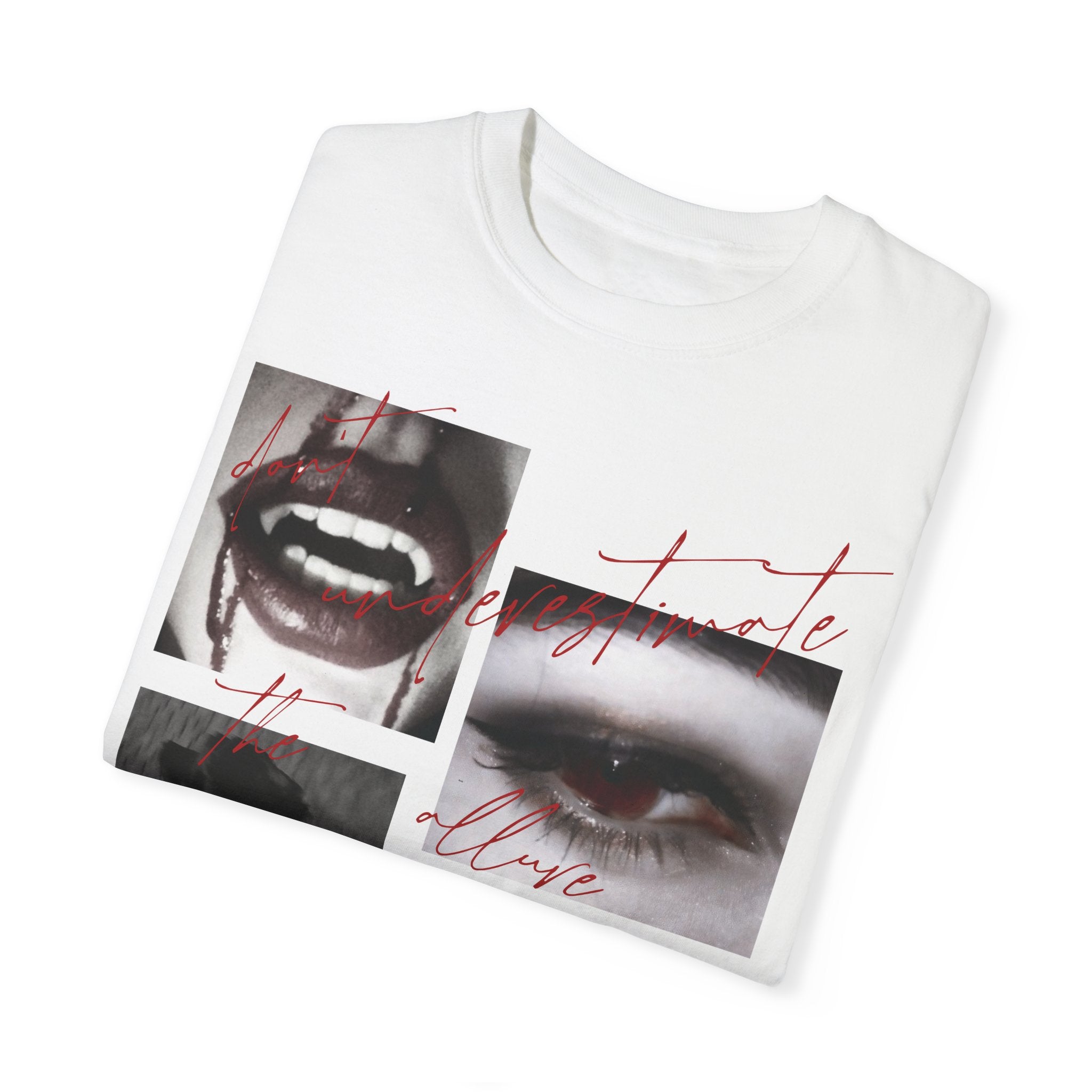 Allure of Darkness T-Shirt | Gothic Graphic Tee for Men & Women | Perfect for Halloween, Concerts & Alternative Fashion