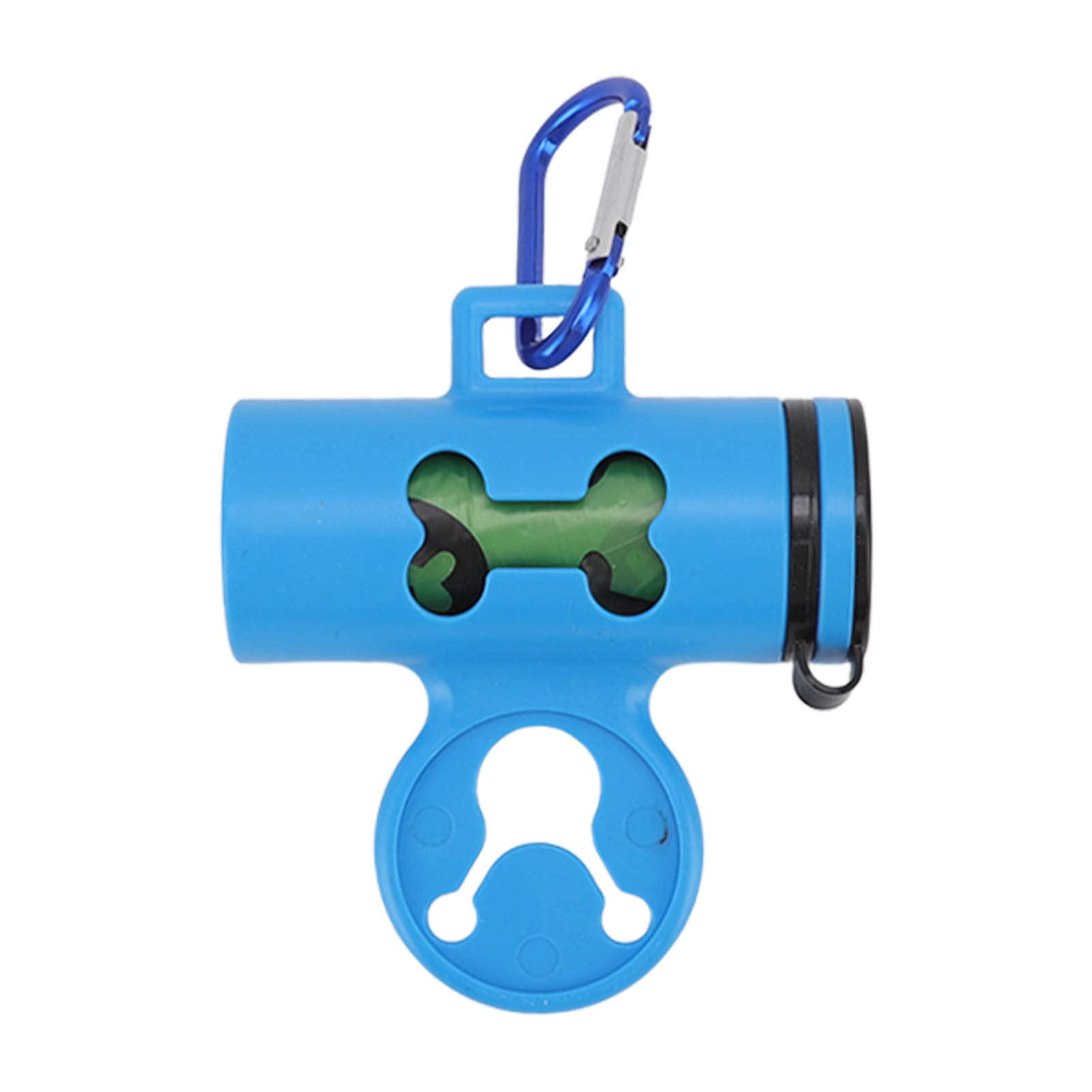 **Eco-Friendly Dog Poop Bag Holder with Leakproof Dispenser - Includes 1 Roll of Biodegradable Waste Bags for Easy Cleanup During Dog Walks (Dark Blue, Compact Garbage Box & Waste Bag Roll) - Perfect for Park Visits, Hiking & Outdoor Adventures**