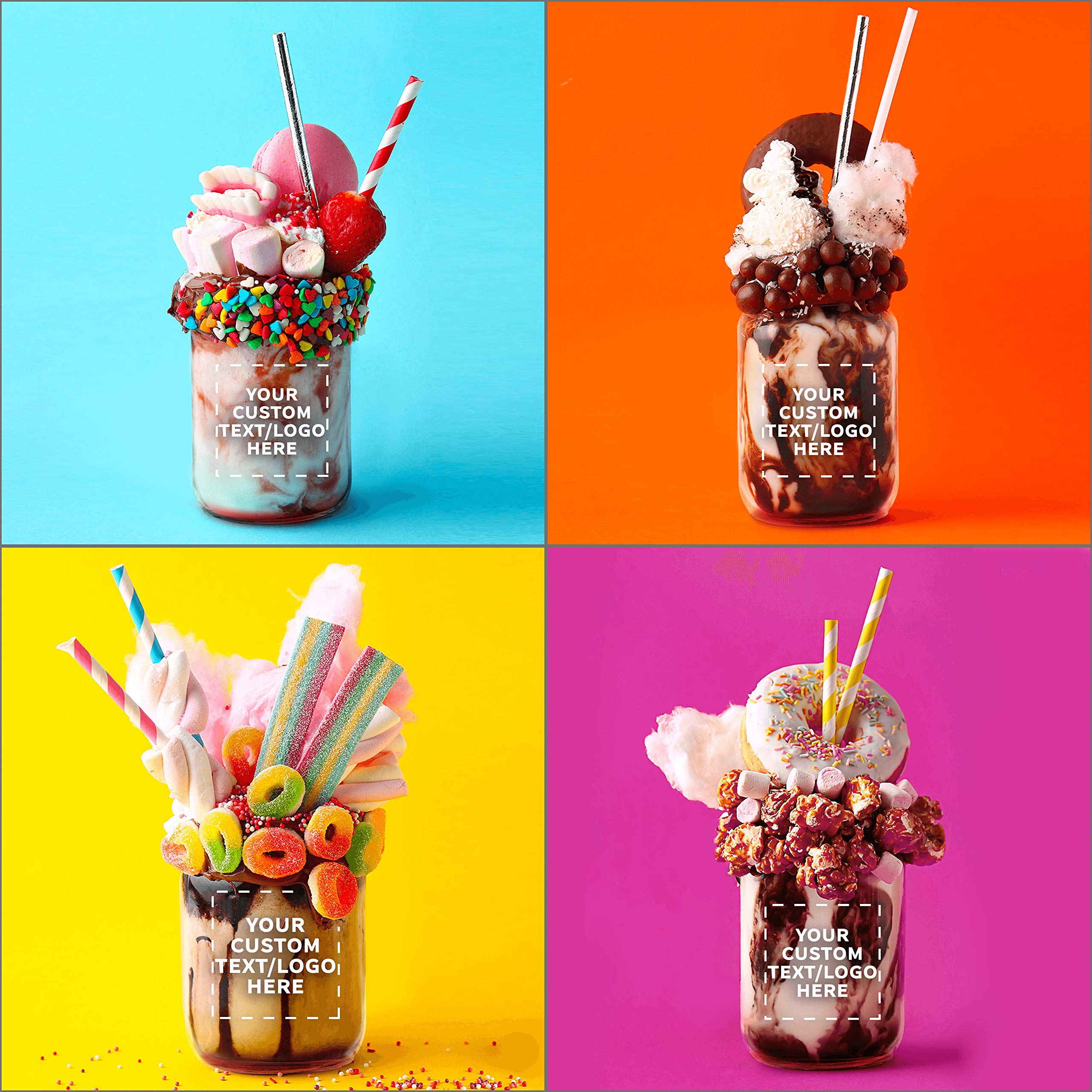 100-Pack 12oz Custom Mason Jars Bulk Set - Personalized Glass Containers for Overnight Oats, Candies, Pickles, Spices & Beverages | Perfect for DIY Gifts, Wedding Favors, Party Decor & Kitchen Storage (Red)