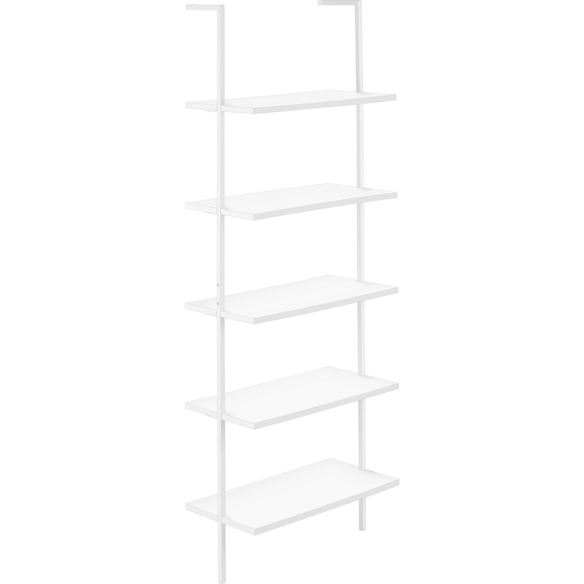 Modern Grey and Black Bookshelf - Sturdy Wooden Bookcase for Home, Office, or Library - Perfect for Organizing Books, Decor, and Storage Needs