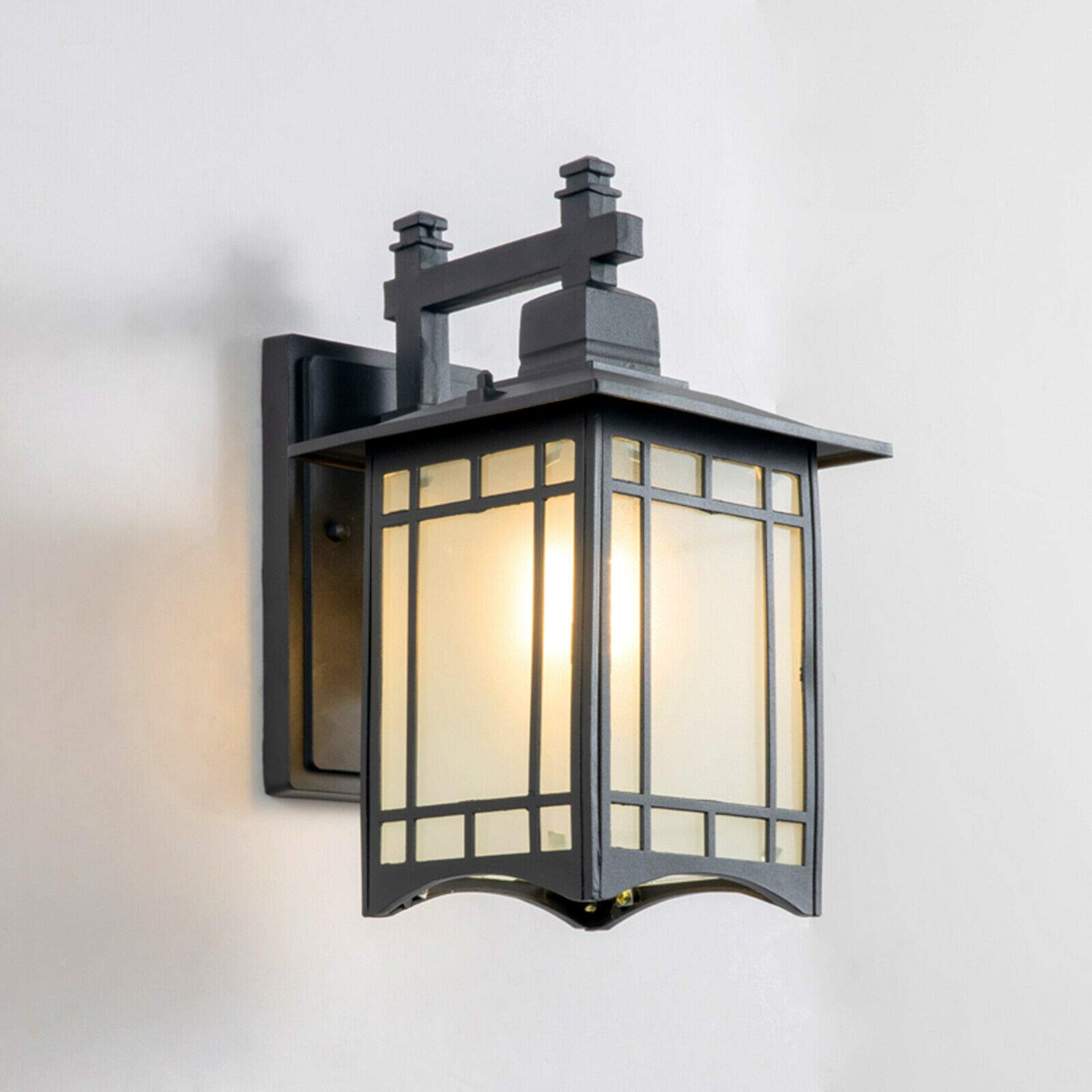 Vintage European Style Retro Wall Lantern - Industrial Wall Sconce with E26 Base for Indoor/Outdoor Use - Perfect for Garden, Patio, Porch and Home Decor Lighting