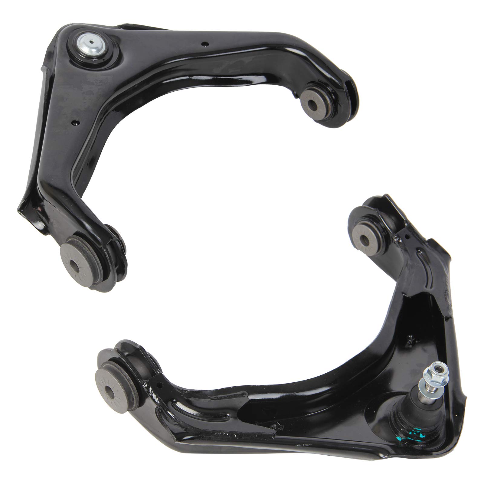 MOTORMAN TOOLS Pair K620054 (2) Front Upper Control Arm with Ball Joint - Compatible with Chevy Avalanche 2500 2002-2006 - Heavy Duty Suspension Replacement Part for Off-Road & Towing