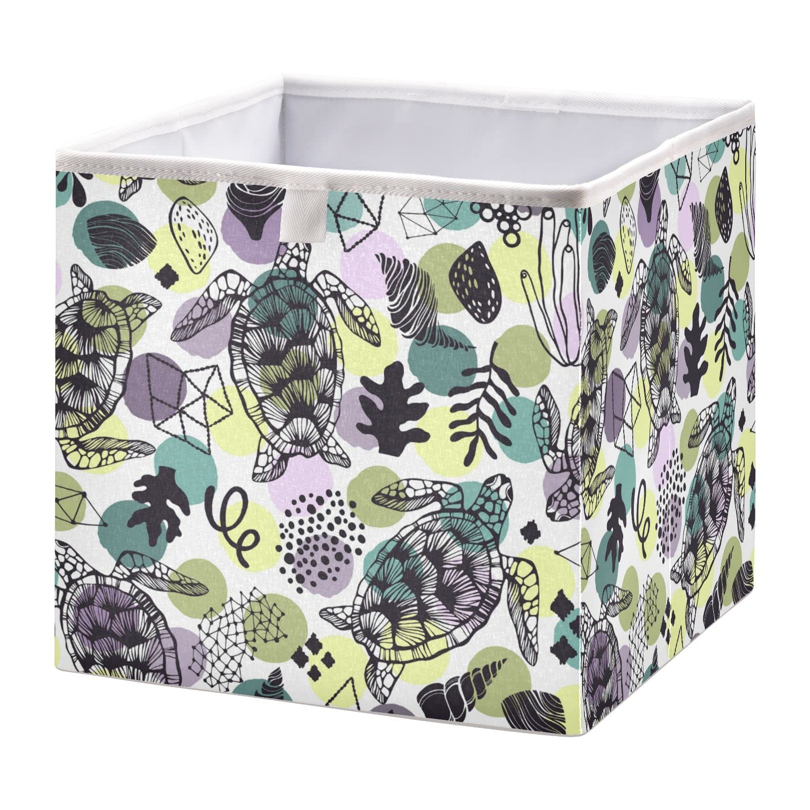 Collapsible Turtle Shell Storage Basket - Home & Office Organizer for Towels & Nursery