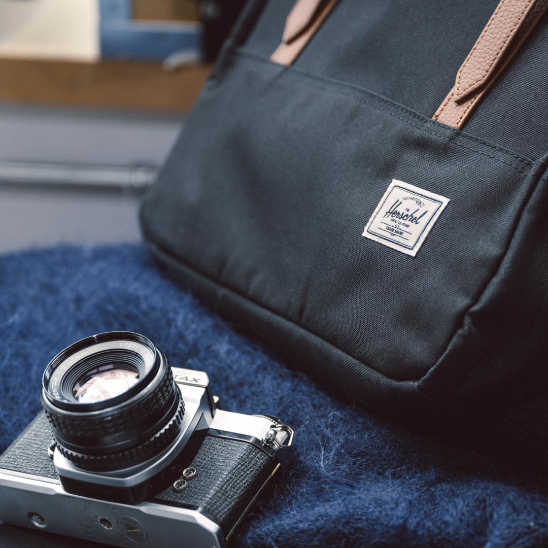 Herschel Survey Backpack - Light Grey Crosshatch Water-Resistant Laptop Backpack for College, Travel & Work | Durable School Bag with Padded Sleeve for 15