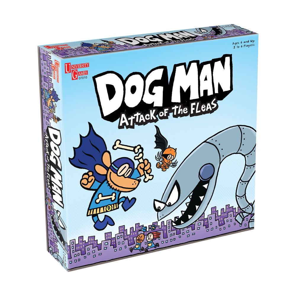 Dog Man: Attack of the Fleas Cooperative Board Game for Kids & Families | Fun Strategy Game for 2-4 Players | Perfect for Family Game Night & Birthday Parties